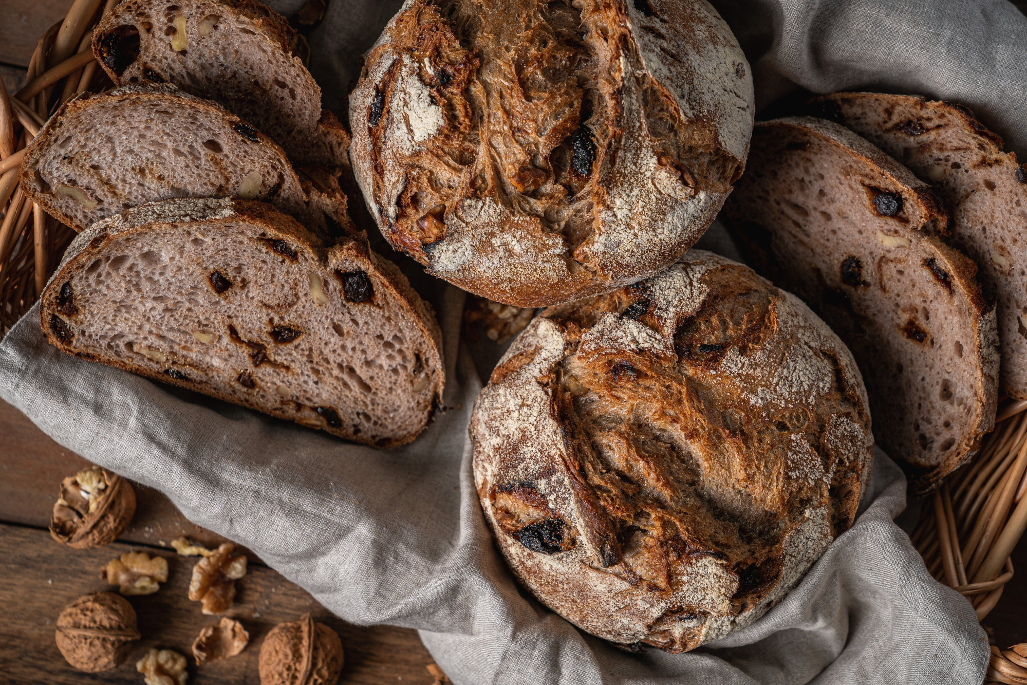Walnut and fig sourdough bread at Bakehouse. Photo: Bakehouse