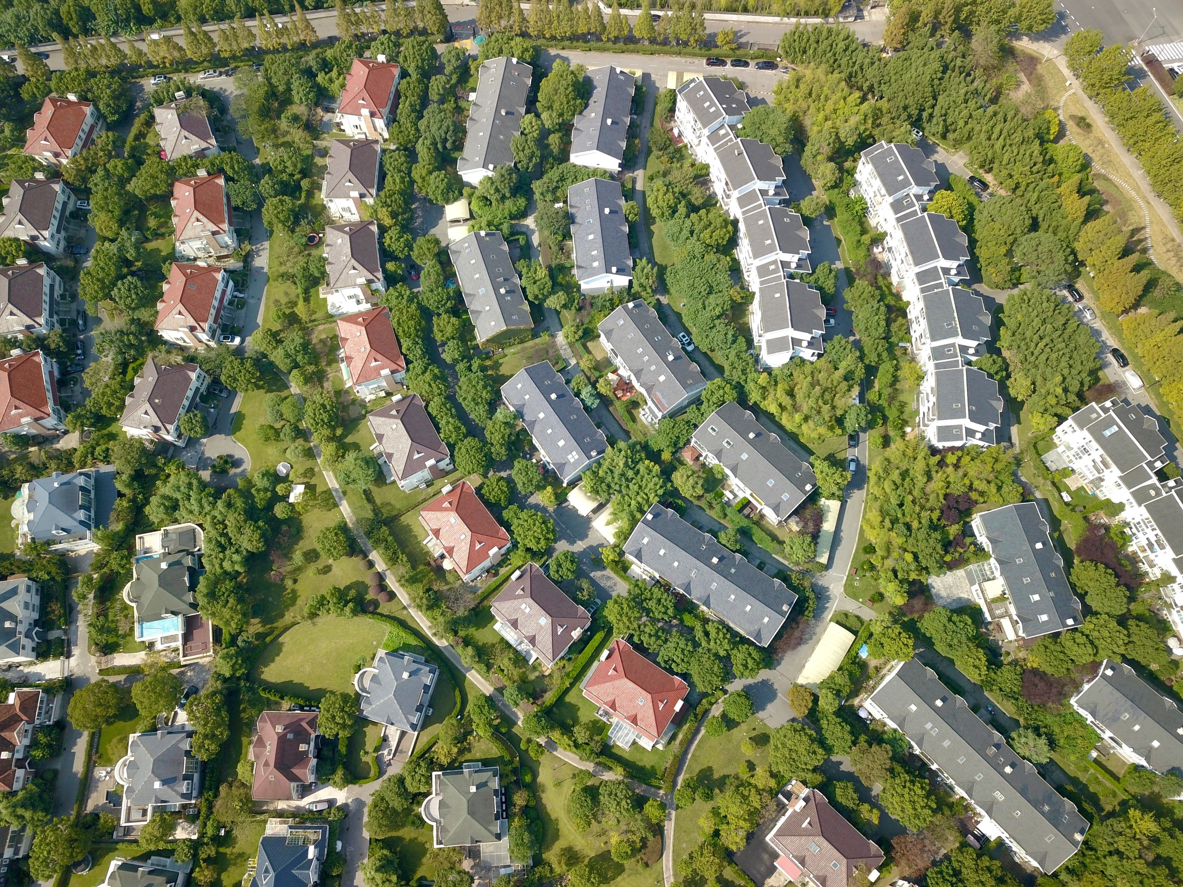 Suburban housing in Shanghai’s Pudong area. About 20,000 lived-in homes changed hands in Shanghai last month, 27 per cent higher than a month earlier. Photo: Shutterstock Images