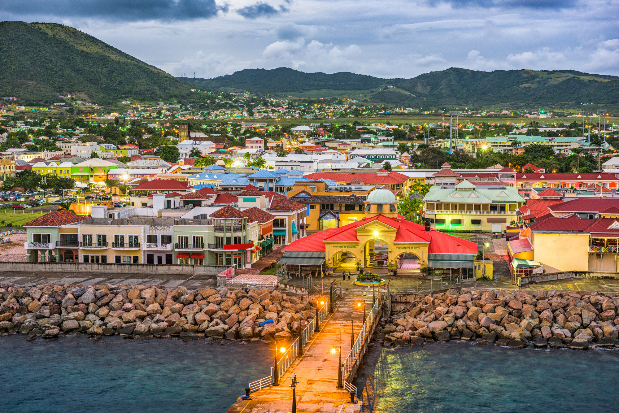 The Basseterre skyline in Saint Kitts and Nevis. Photo: Shutterstock