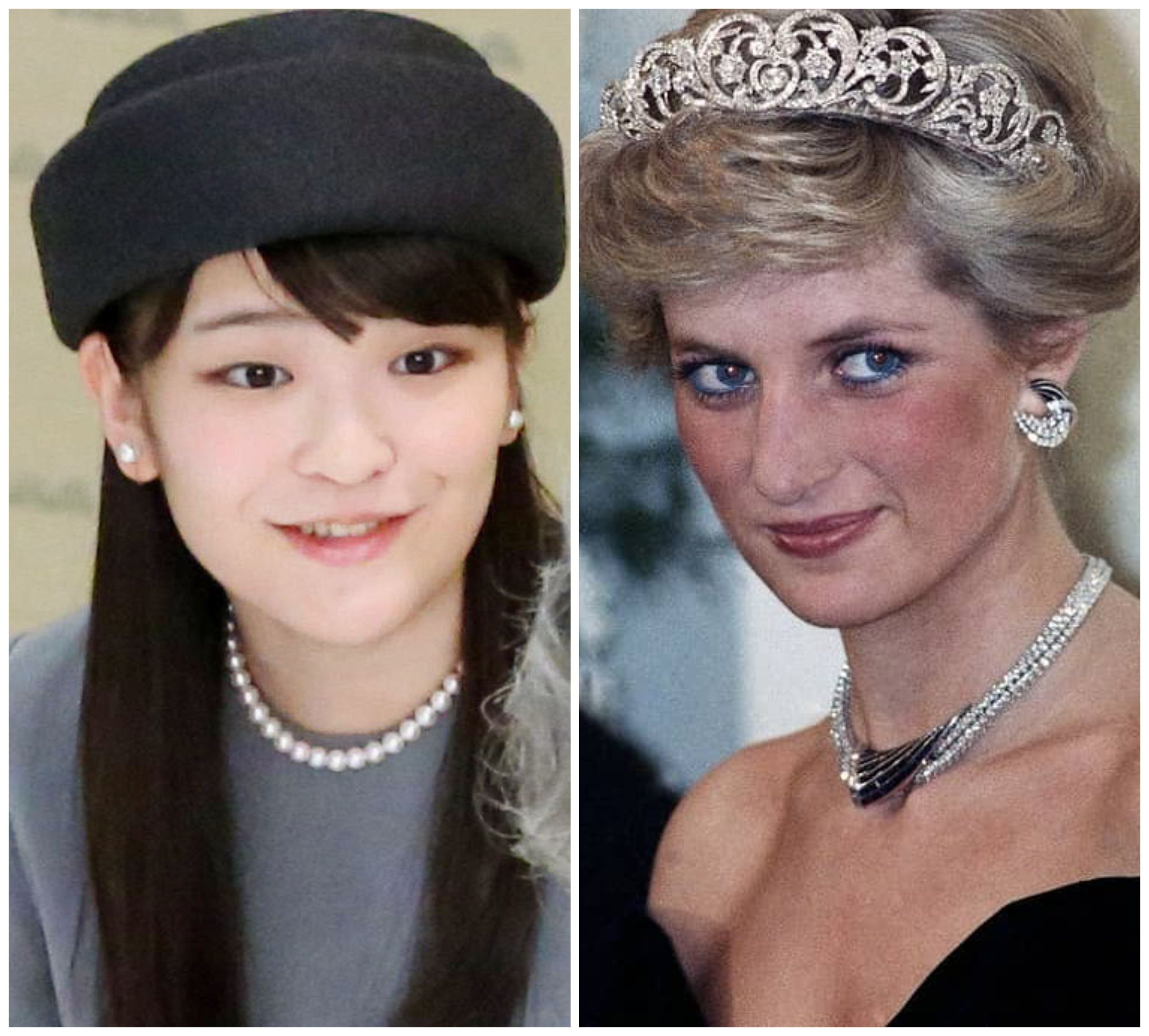 Japan’s Former Princess Mako and Britain’s Princess Diana share more in common than you probably think. Photos: Kyodo, @diana.princess.wales/Instagram