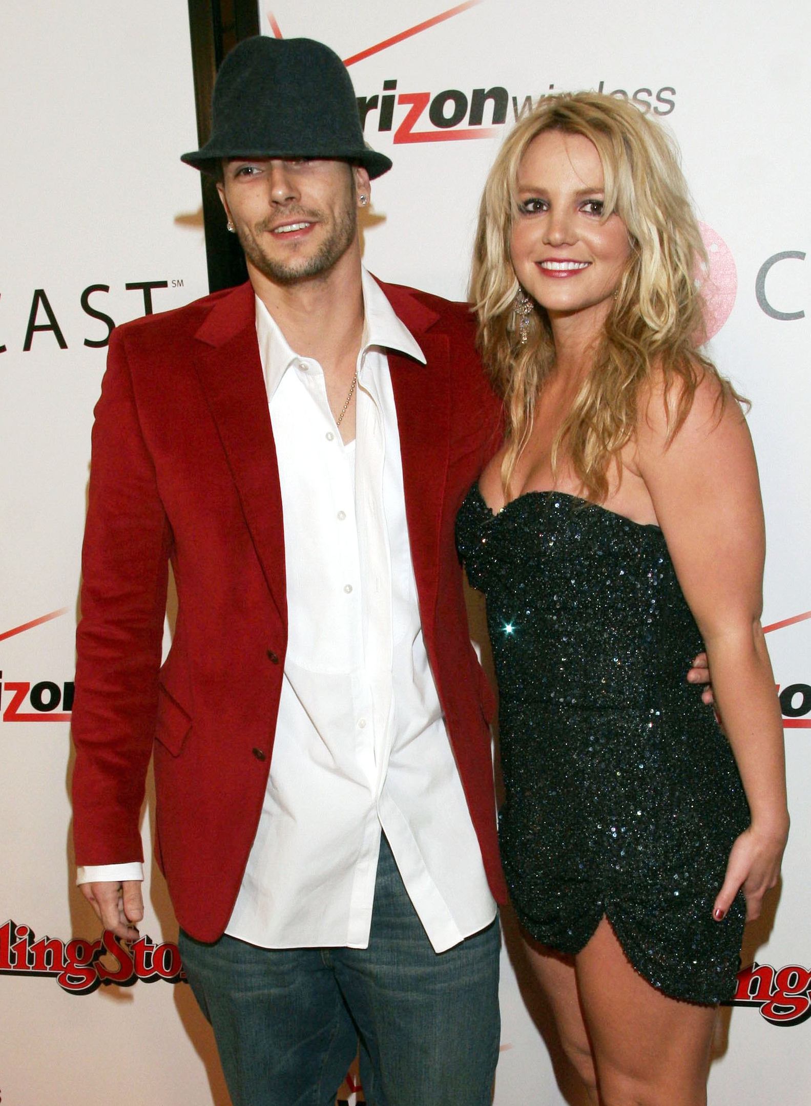 Britney Spears and Kevin Federline at the 2006 Grammy Nominees party – she reportedly filed for divorce later that year. Photo: Getty Images/AFP