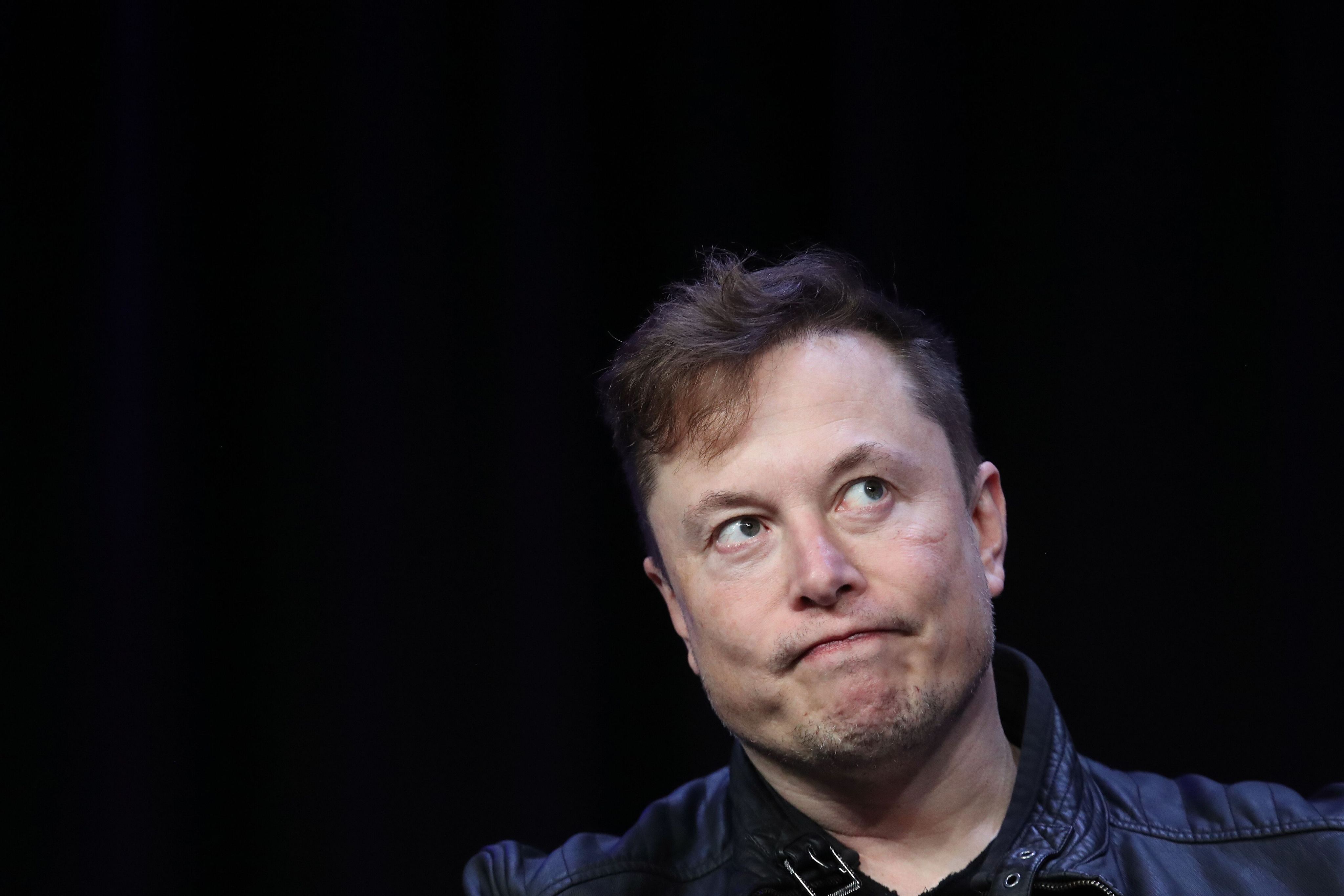 Tesla CEO Elon Musk visits the construction site of Tesla’s gigafactory in Gruenheide, near Berlin, Germany in May 2021. Photo: TNS/File