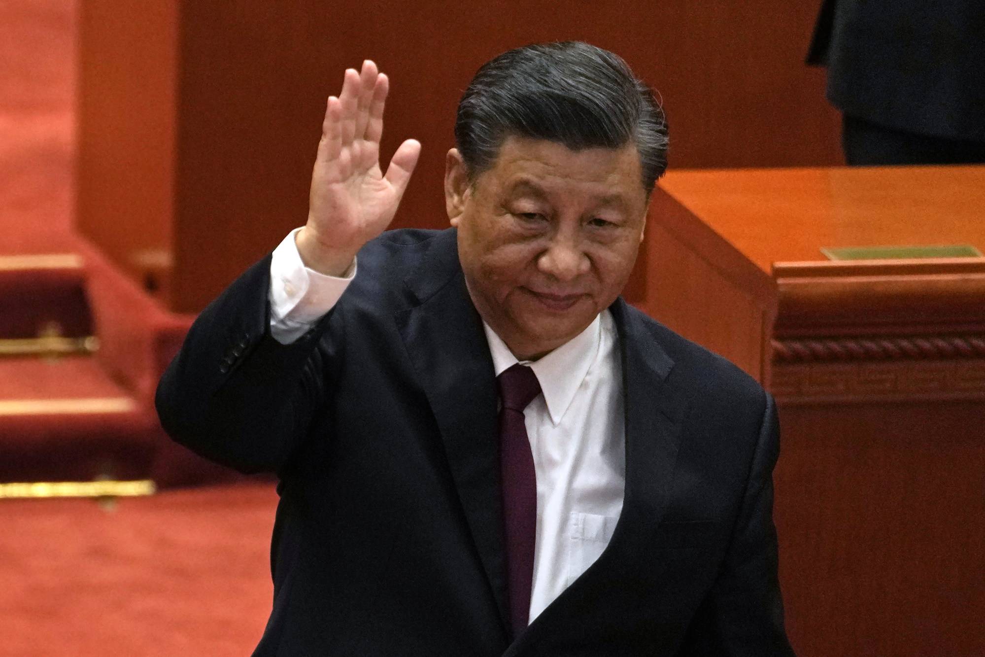 Xi Jinping is expected to secure a third term as party chief at the congress in autumn. Photo: AP