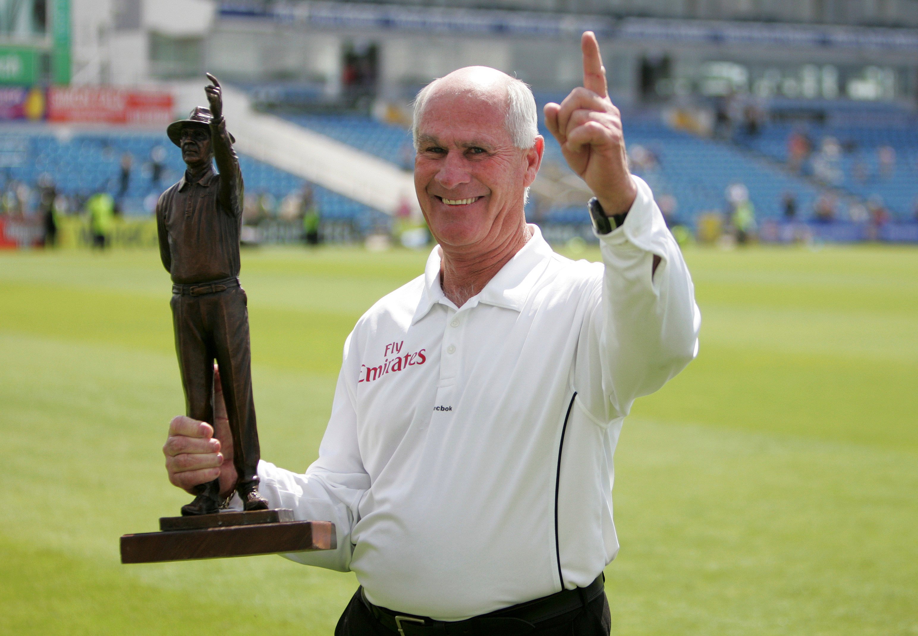 Rudi Koertzen was one of cricket’s most respected umpires. Photo: AP
