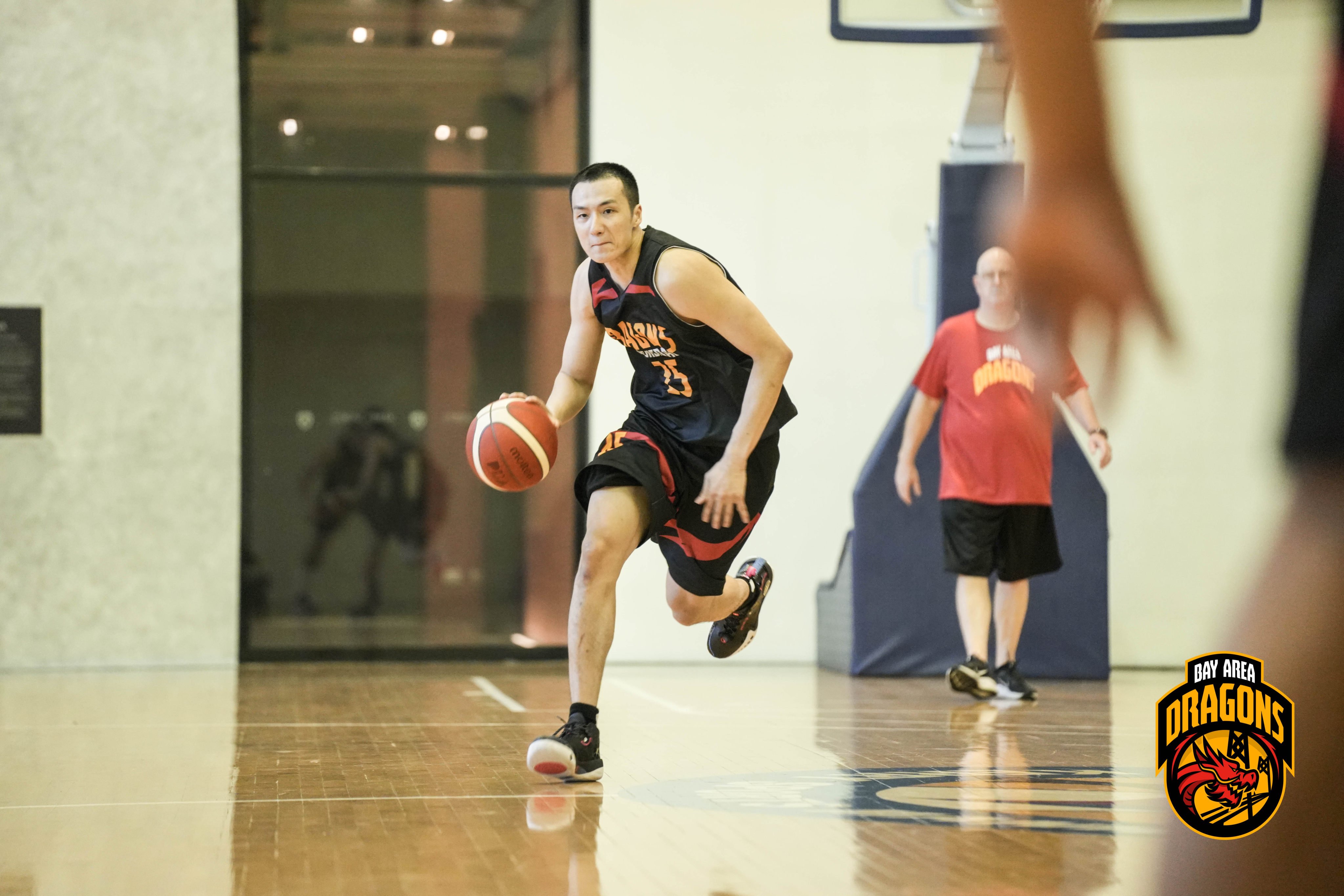 Zheng Qilong is put through his paces during a practice session. Photo: EASL