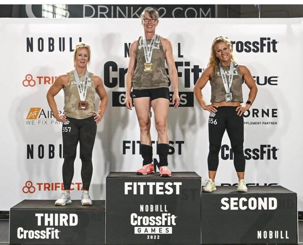 Leigh Coates, a Hong Kong-based Brit, comes second in the 55-59 category at the CrossFit Games 2022. Photo: CrossFit Games
