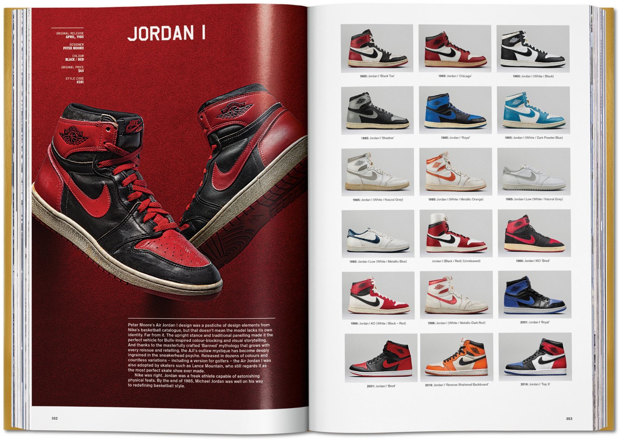 Michael Jordan has even offered the buyer a pair of every Air Jordan ever made. Photo: Taschen