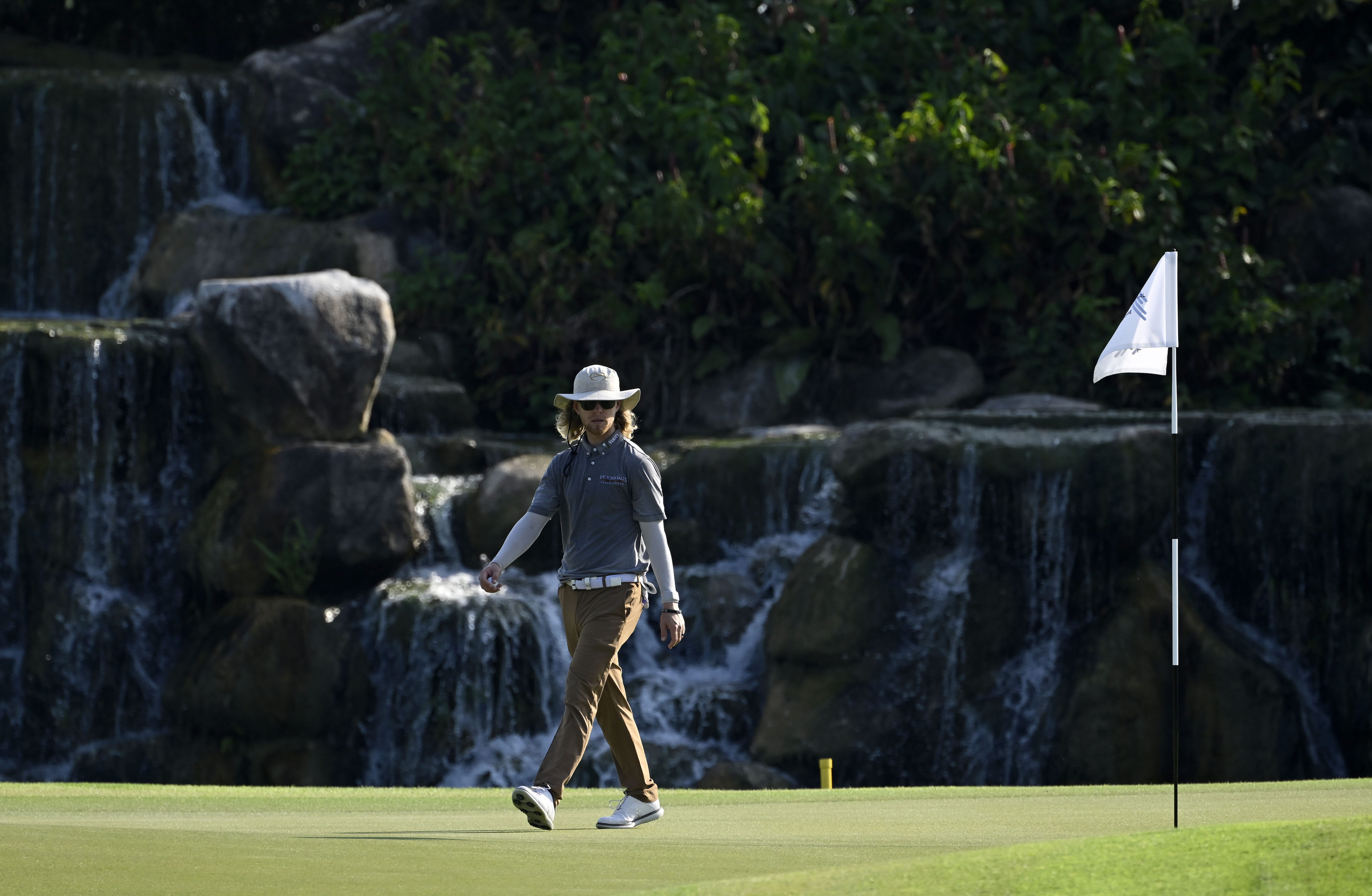 Scott Vincent of Zimbabwe pictured during the US$1.5 million International Series Singapore at Tanah Merah Country Club. Photo: Asian Tour.