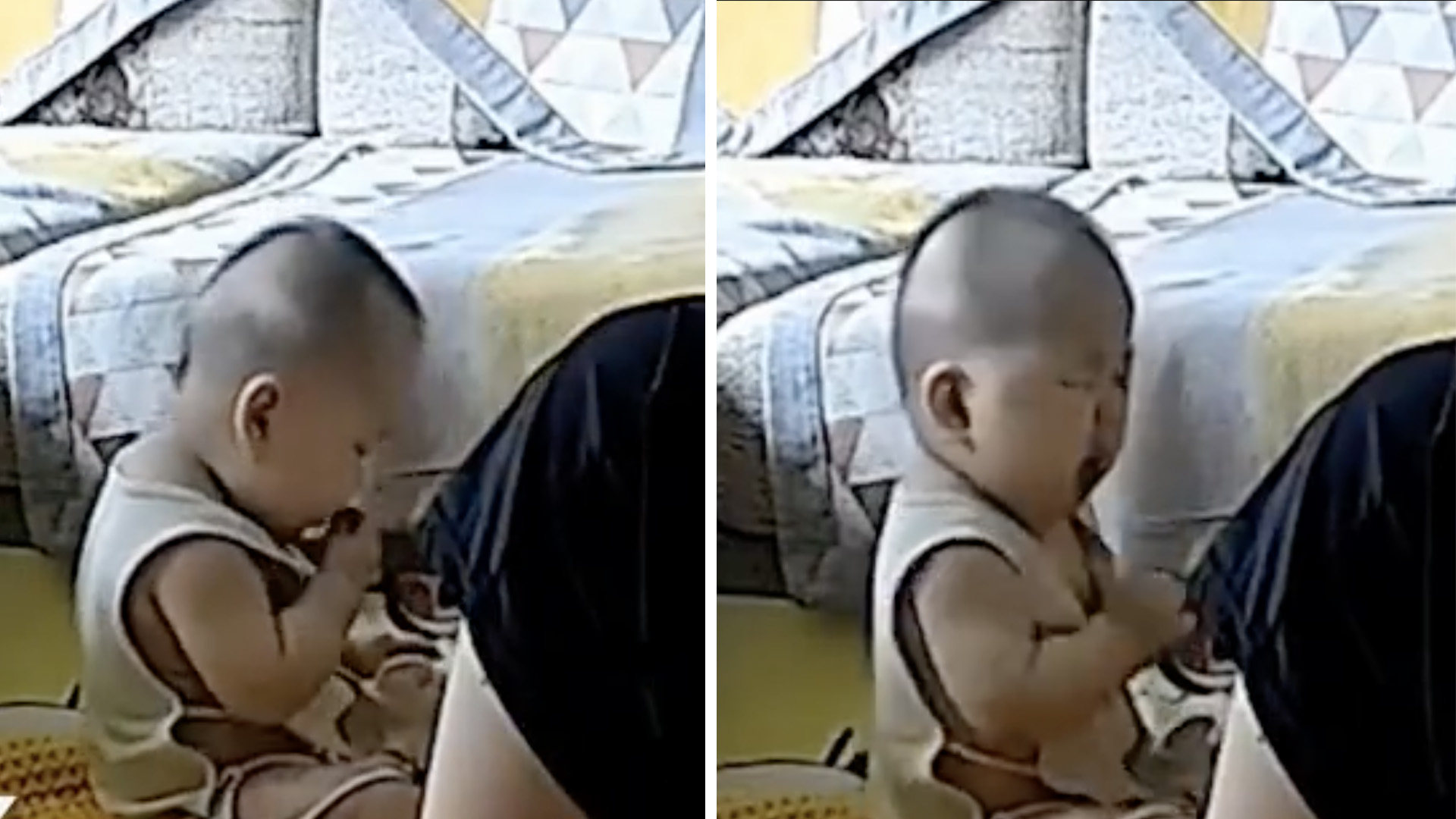 A video of a baby eating its own excrement is watched more than 200 million times in China, triggering debate over parenting. Photo: Handout