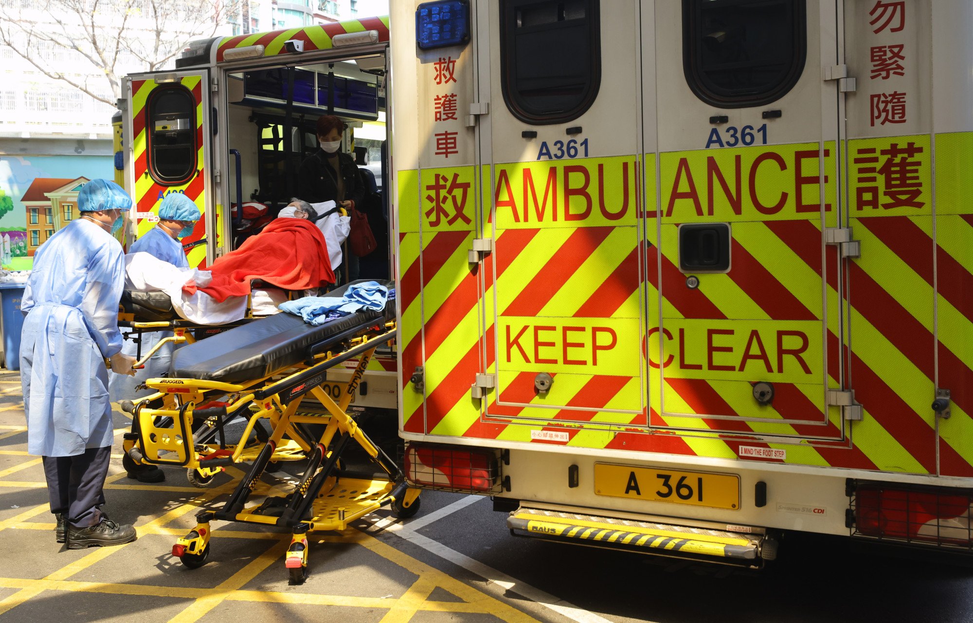 Hi-tech fluorescent markers will be used to check cleanliness of ambulances as part of the fight against Covid-19. Photo: Dickson Lee