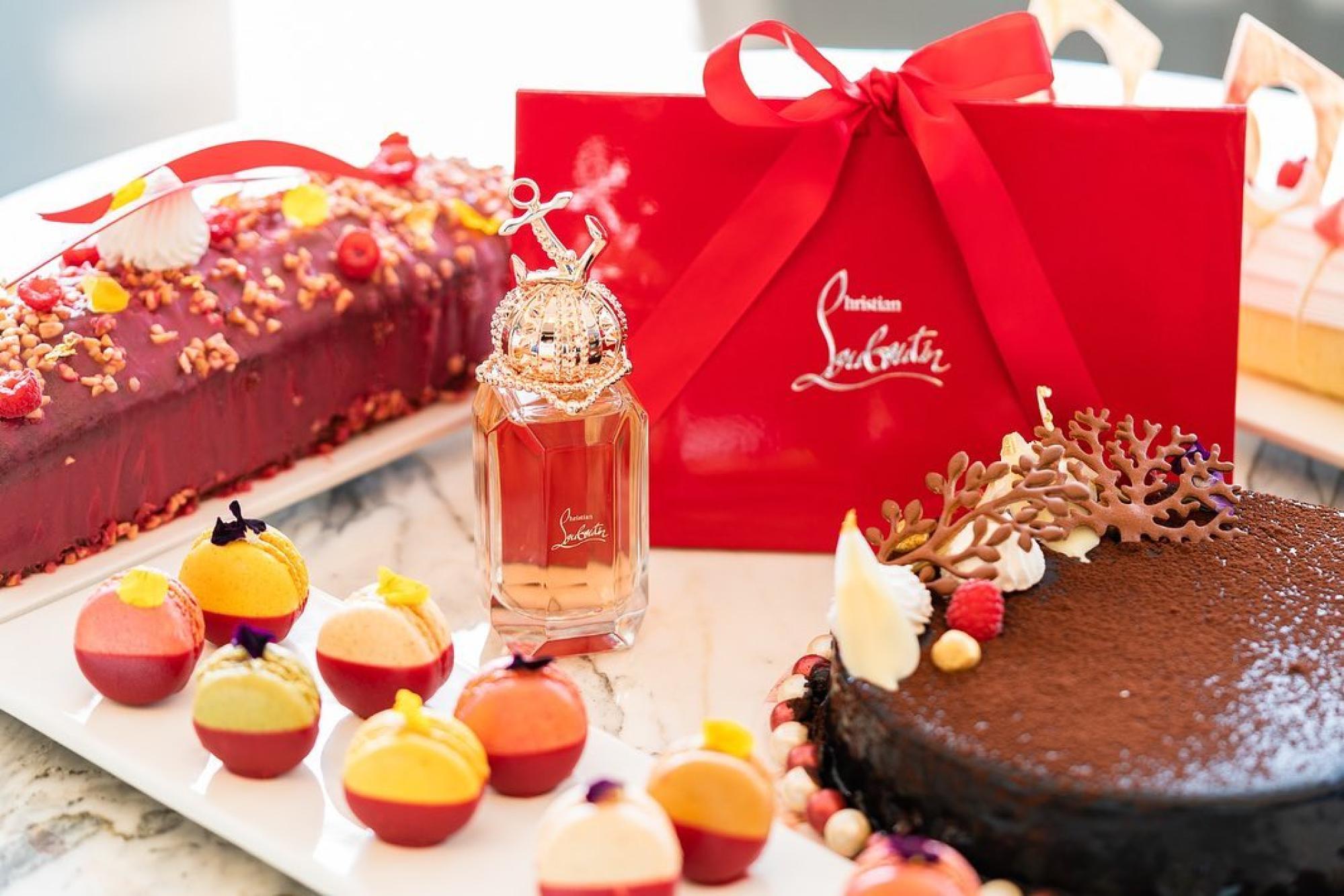 The Murray, Hong Kong presents an indulgent afternoon tea feast at Popinjays in collaboration with Christian Louboutin Beauty. Photo: @themurrayhk/Instagram