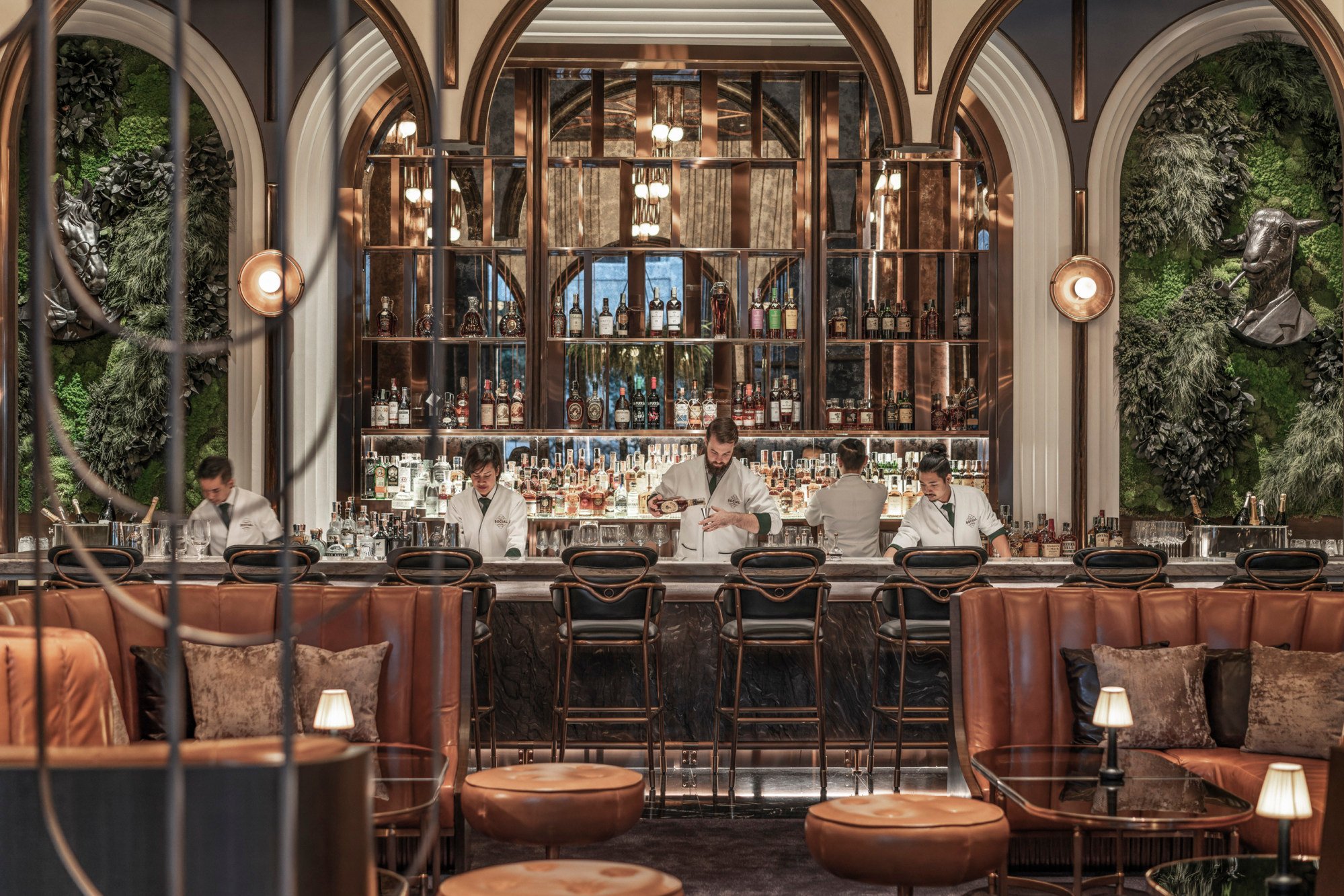 The Four Seasons’ BKK Social Club came 10th in this year’s Asia’s 50 Best Bars rankings. Photo: Four Seasons