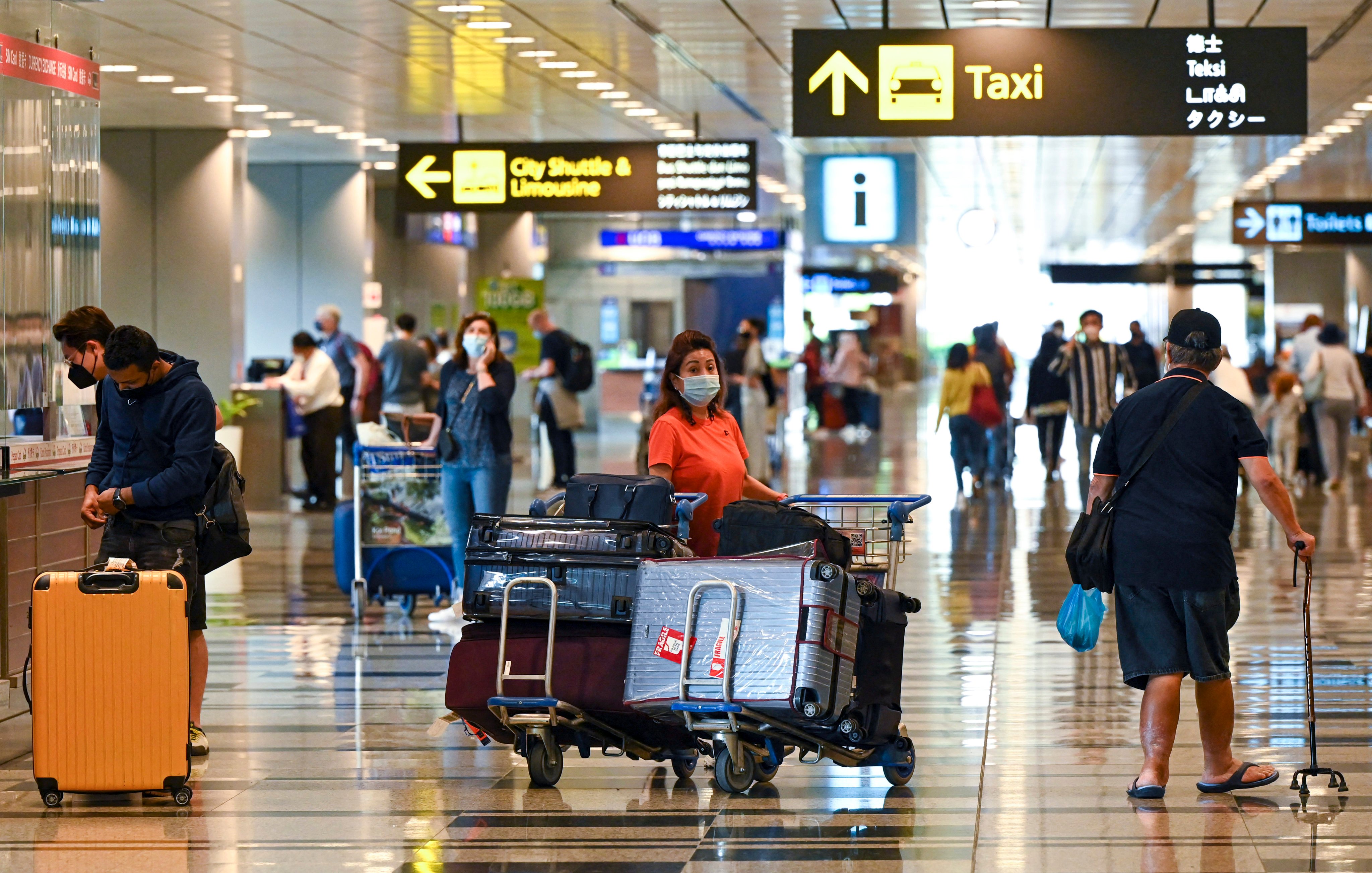 Singapore Changi is the top airport in Asia for passenger numbers. Photo: AFP