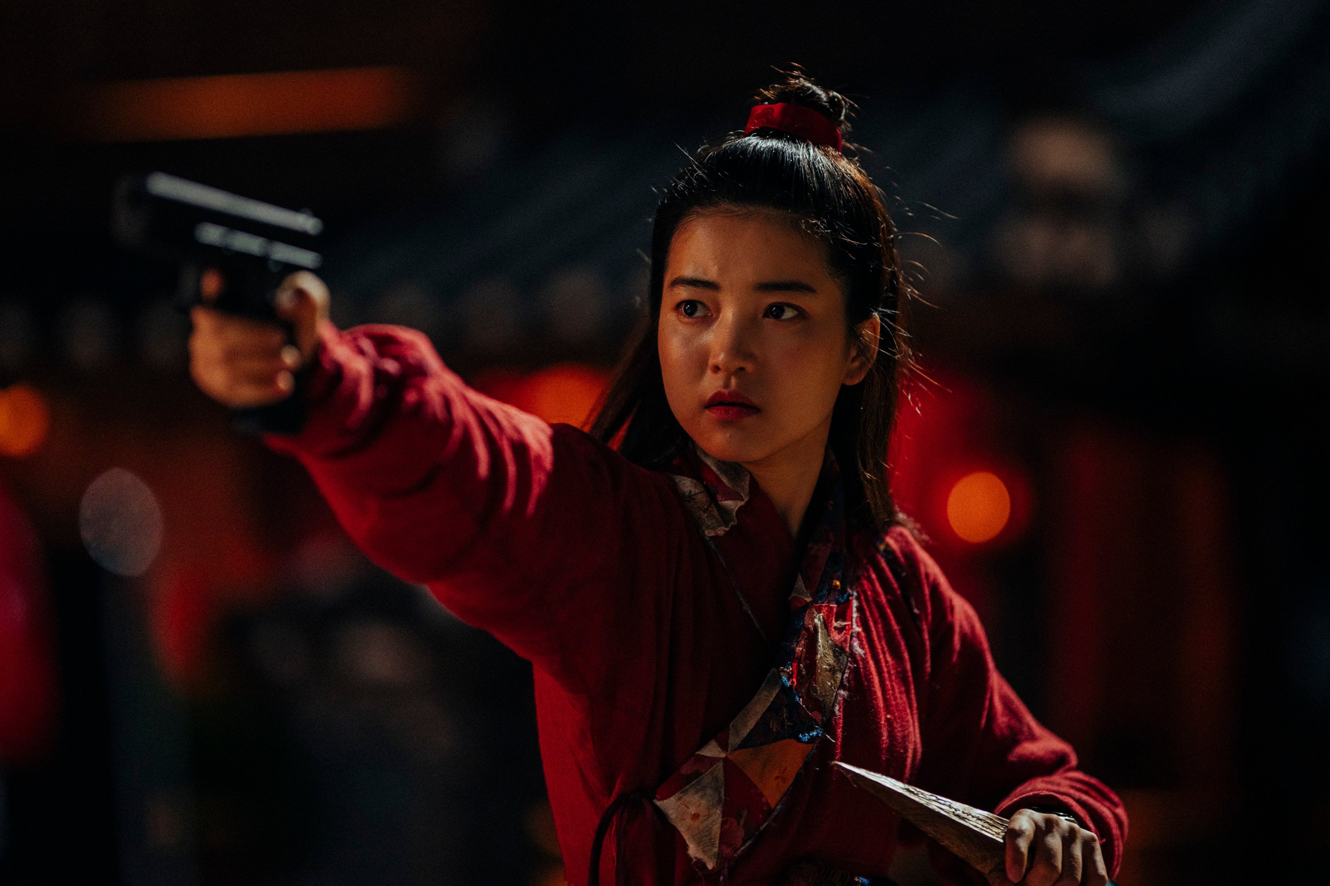 Kim Tae-ri in a still from Alienoid, directed by Choi Dong-hoon.