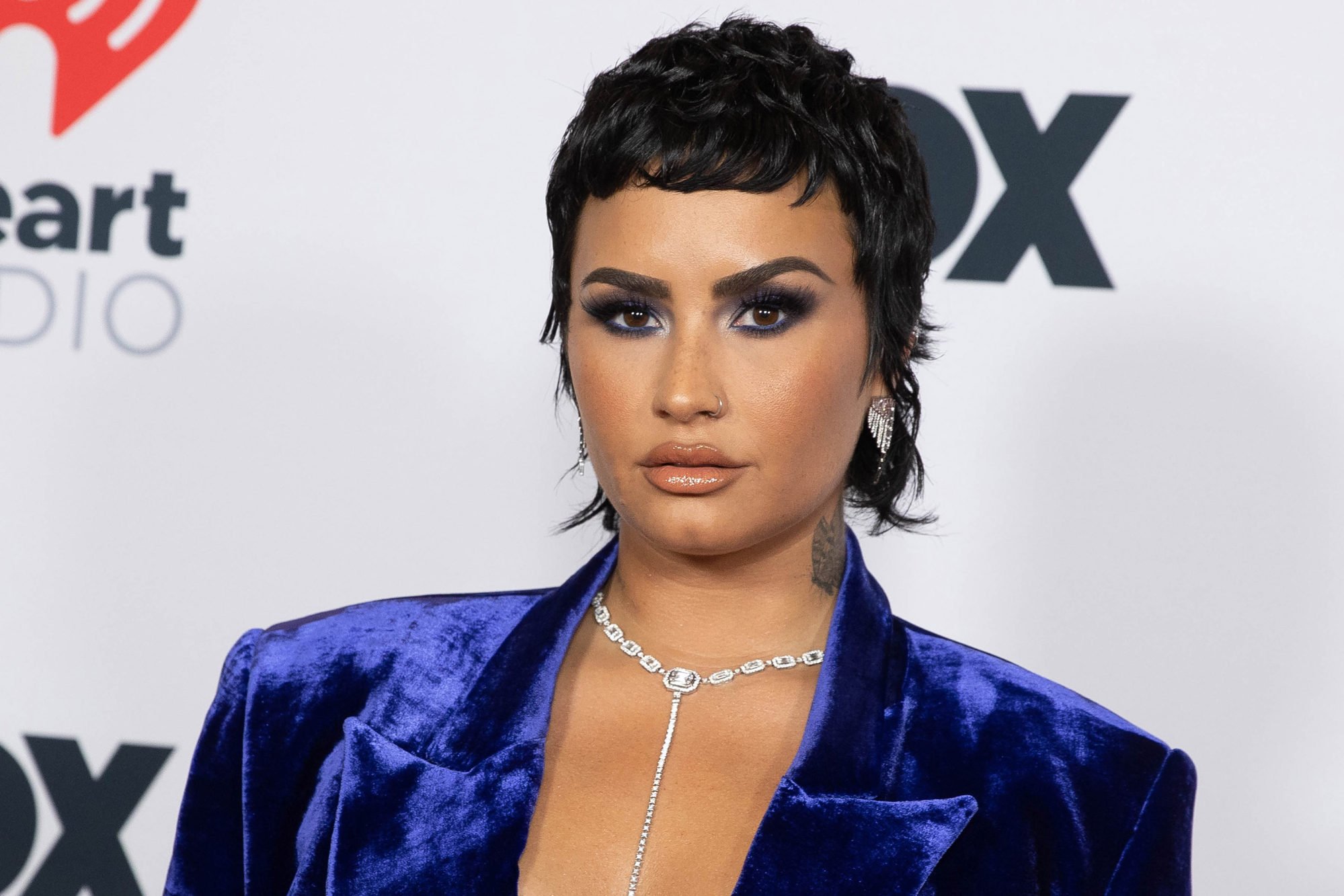 Demi Lovato at the iHeartRadio Music Awards, in May 2021. Photo: Getty Images for iHeartMedia/TNS