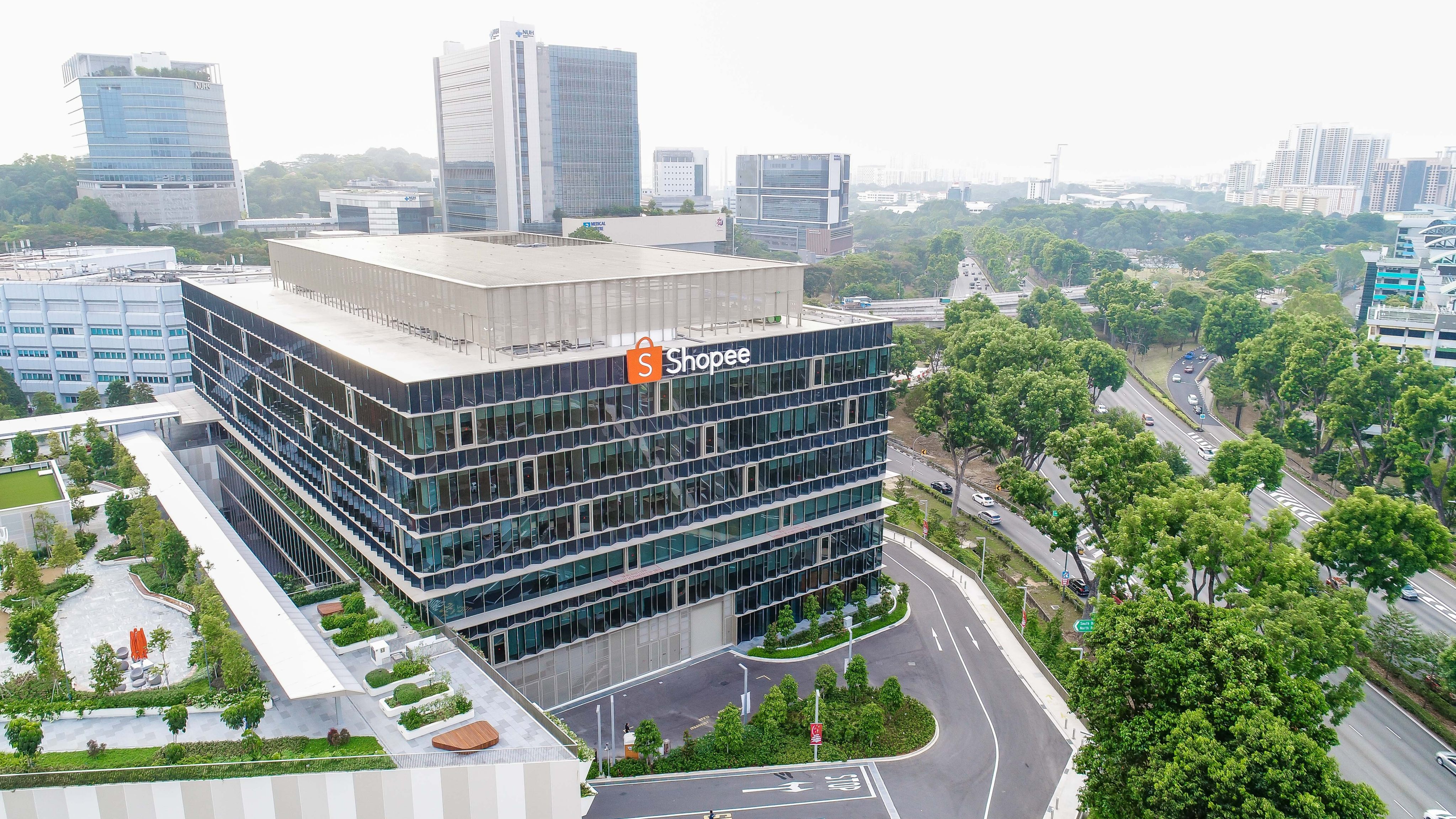 Shopee’s six-storey headquarters in Singapore. Photo: Handout