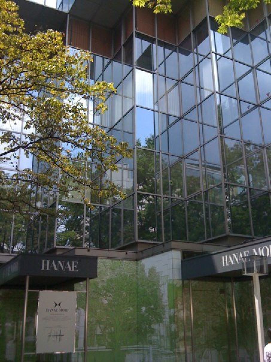 Hanae Mori’s brand once occupied a whole building in Tokyo. Photo: Stephanie Johannes/Facebook
