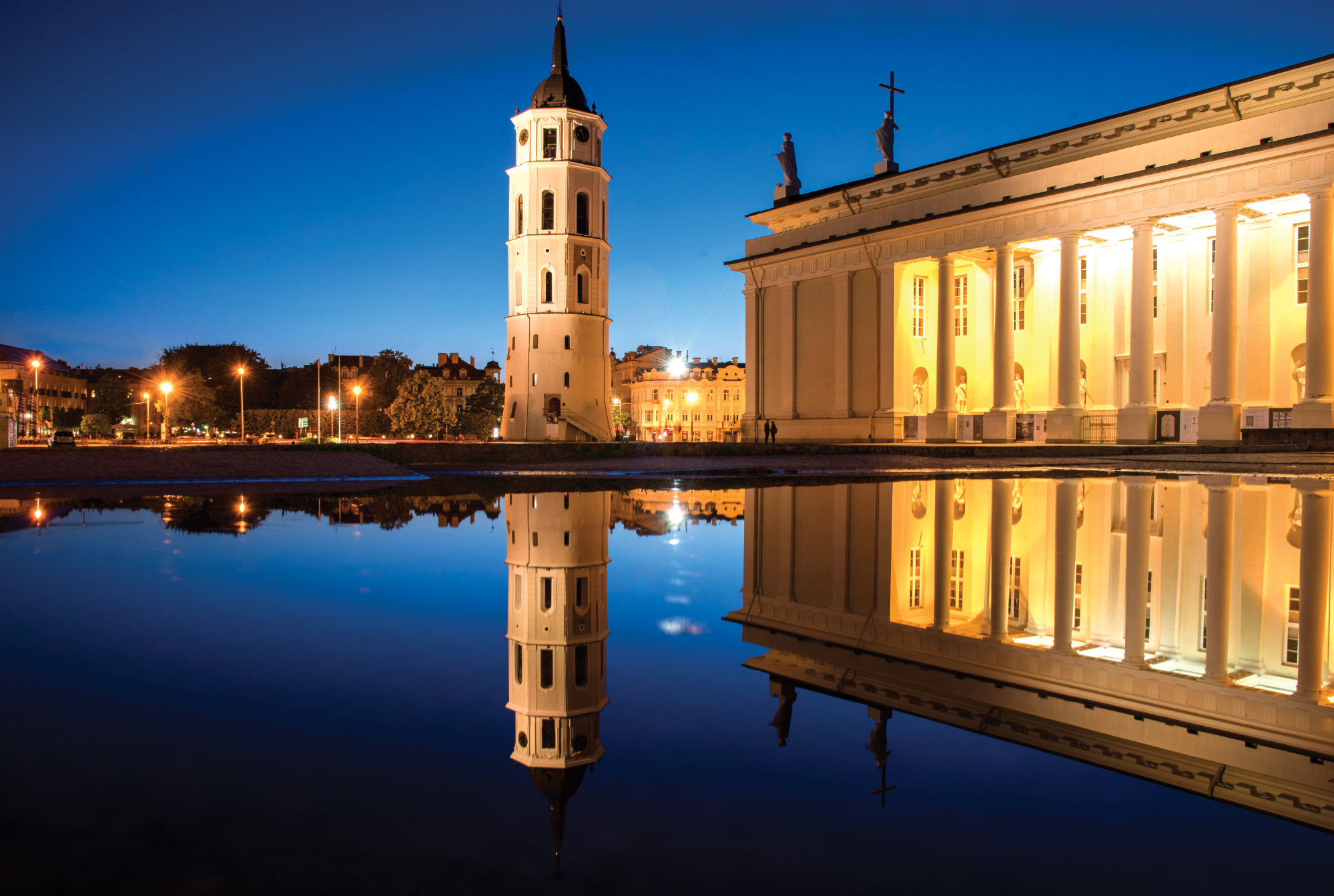 The old town in Vilnius, Lithuania – the biggest in Eastern Europe. Photo: Tim Pile