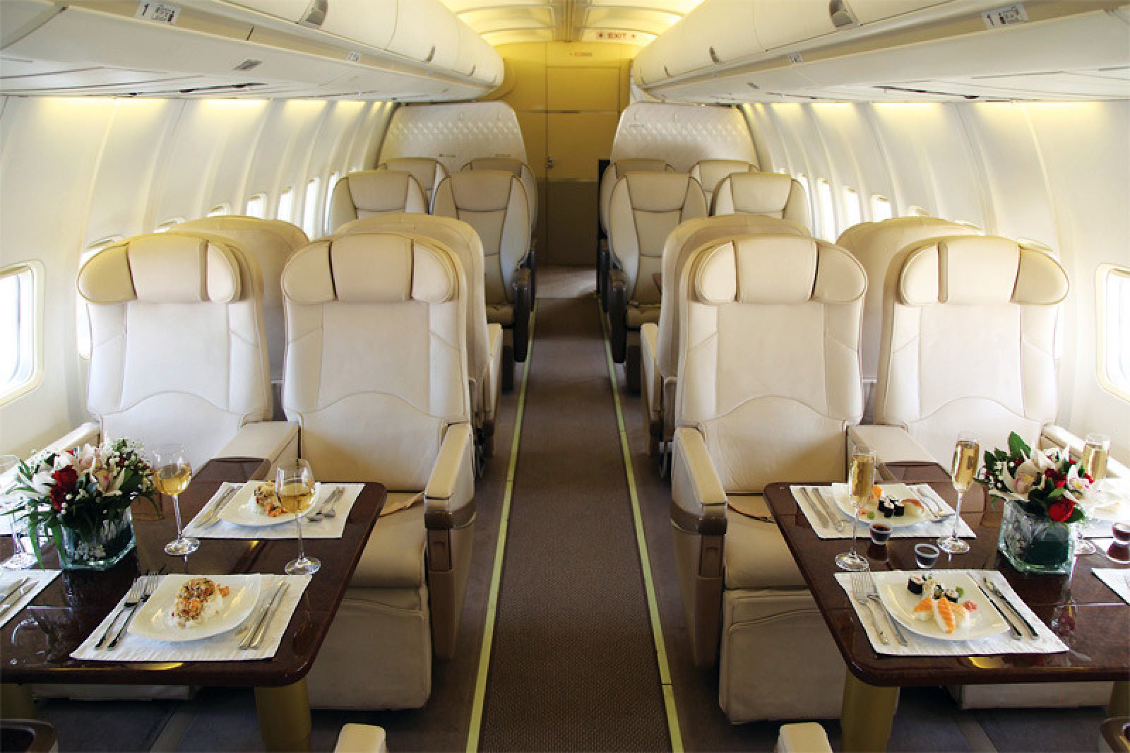 The biggest private jet you can hire? Inside a luxury VIP Boeing 757 ...