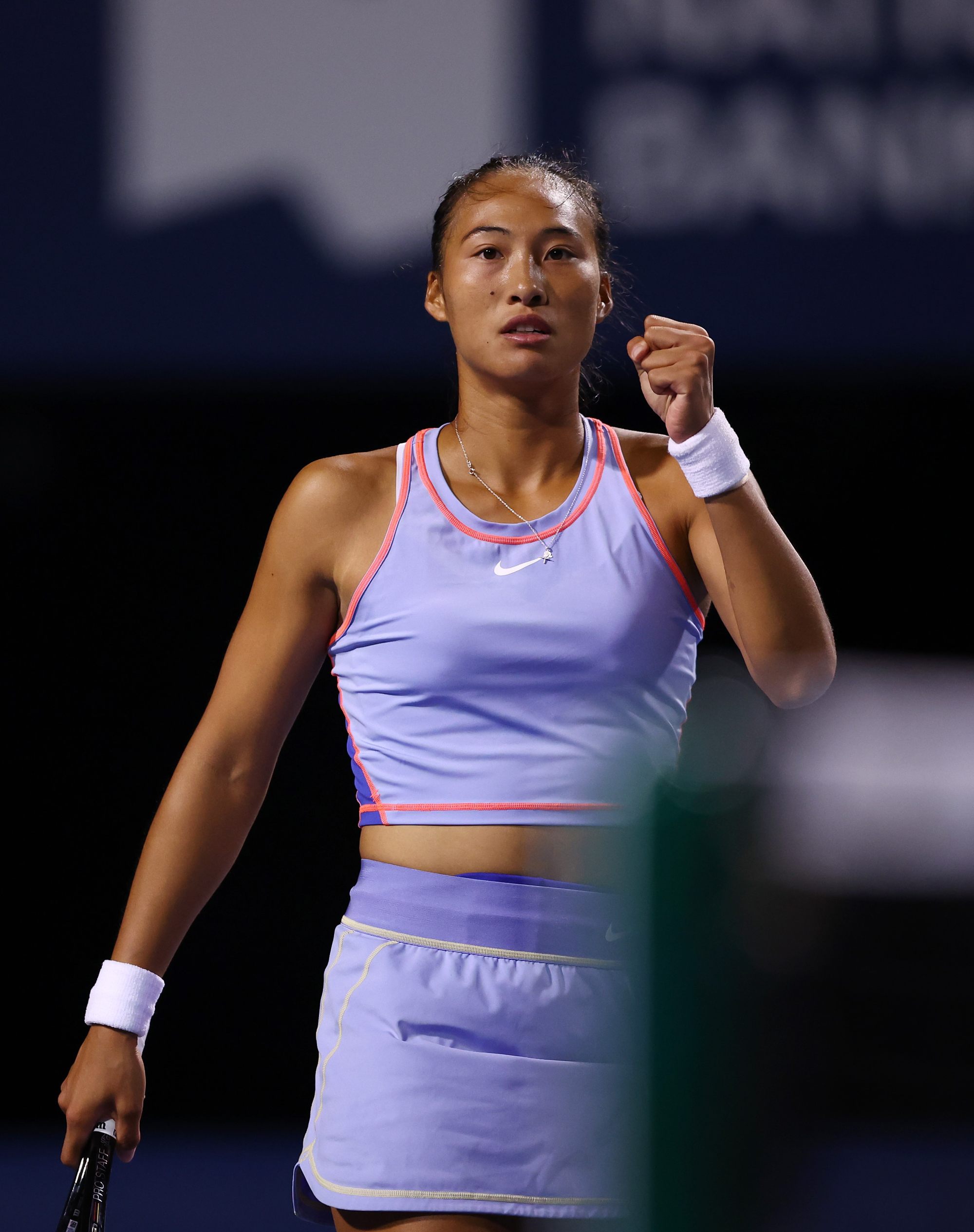 After a stellar 2022, Zheng has climbed the WTA rankings to world No 41. Photo: AFP