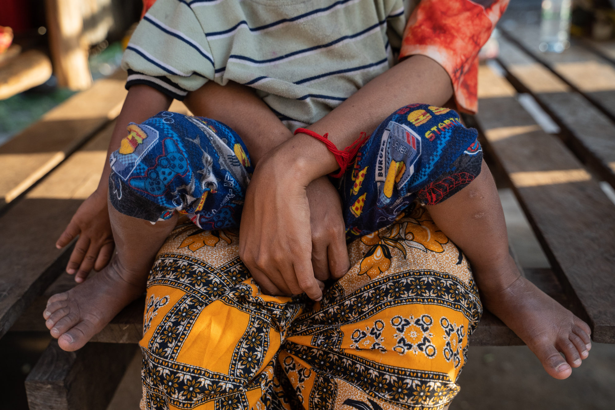 Kunthea was finally reunited with her children in November last year. Photo: Cindy Liu