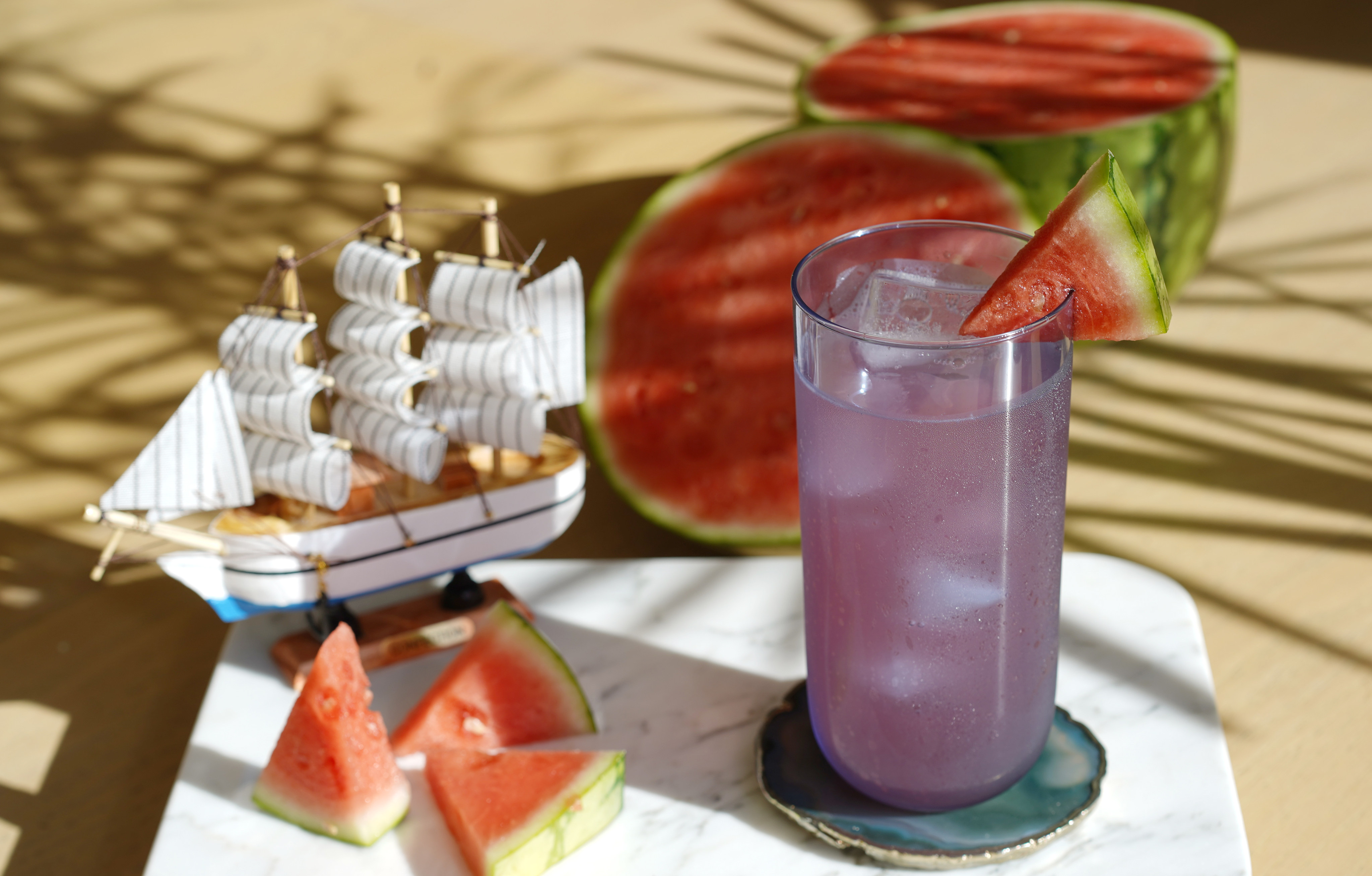 Drinks from 7-Eleven are standard junk boat fare, but you can make your on-board bar so much better with home-made drinks. Anyone fancy a Lazy Boat Paloma? Photo: Victoria Chow