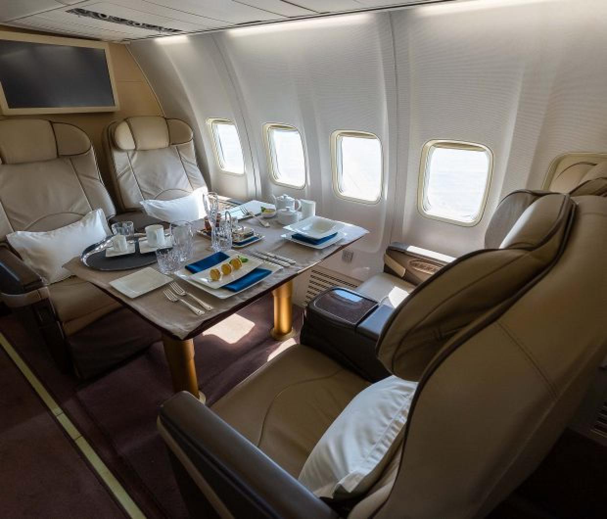 The biggest private jet you can hire? Inside a luxury VIP Boeing 757 ...