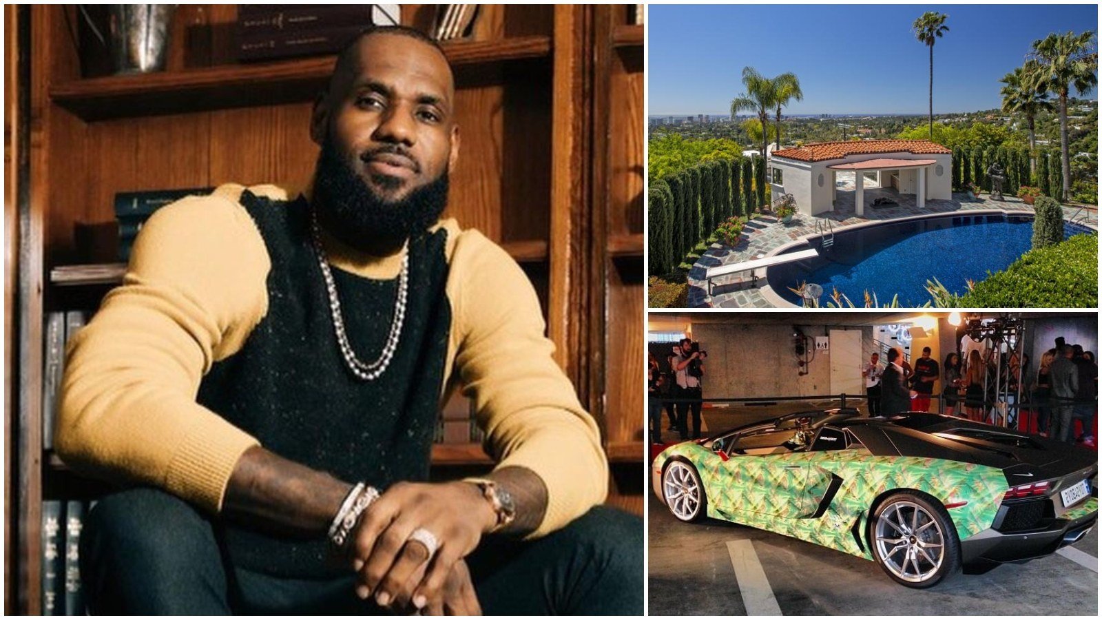 LeBron James, king of the NBA, has raked in millions and spends it on luxury mansions, cars and much more ... Photos: @kicksonfire, @erealty/Twitter; @kingjames/Instagram