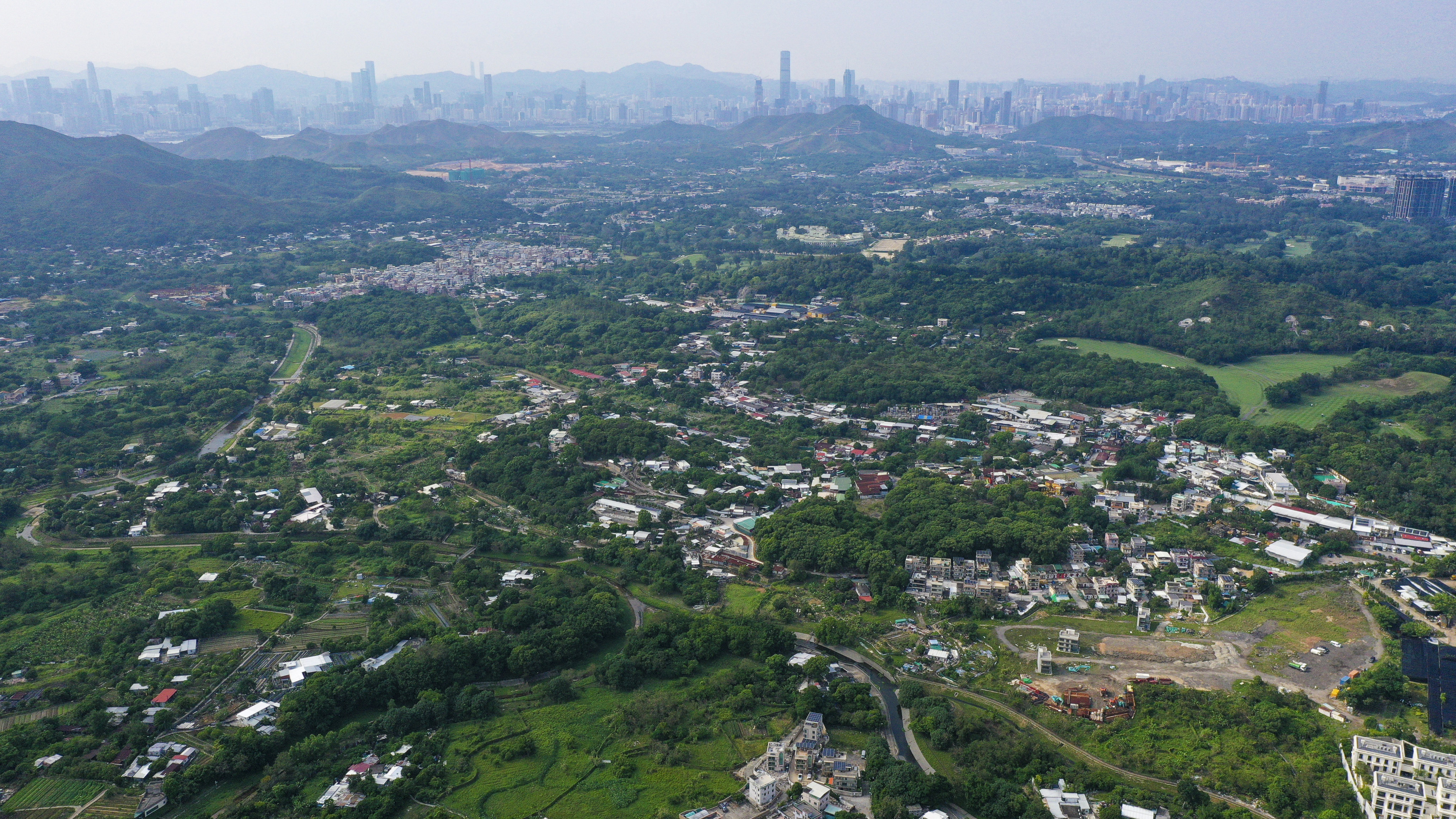 Aerial view of Kwu Tung in Hong Kong’s New Territories. Photo: May Tse