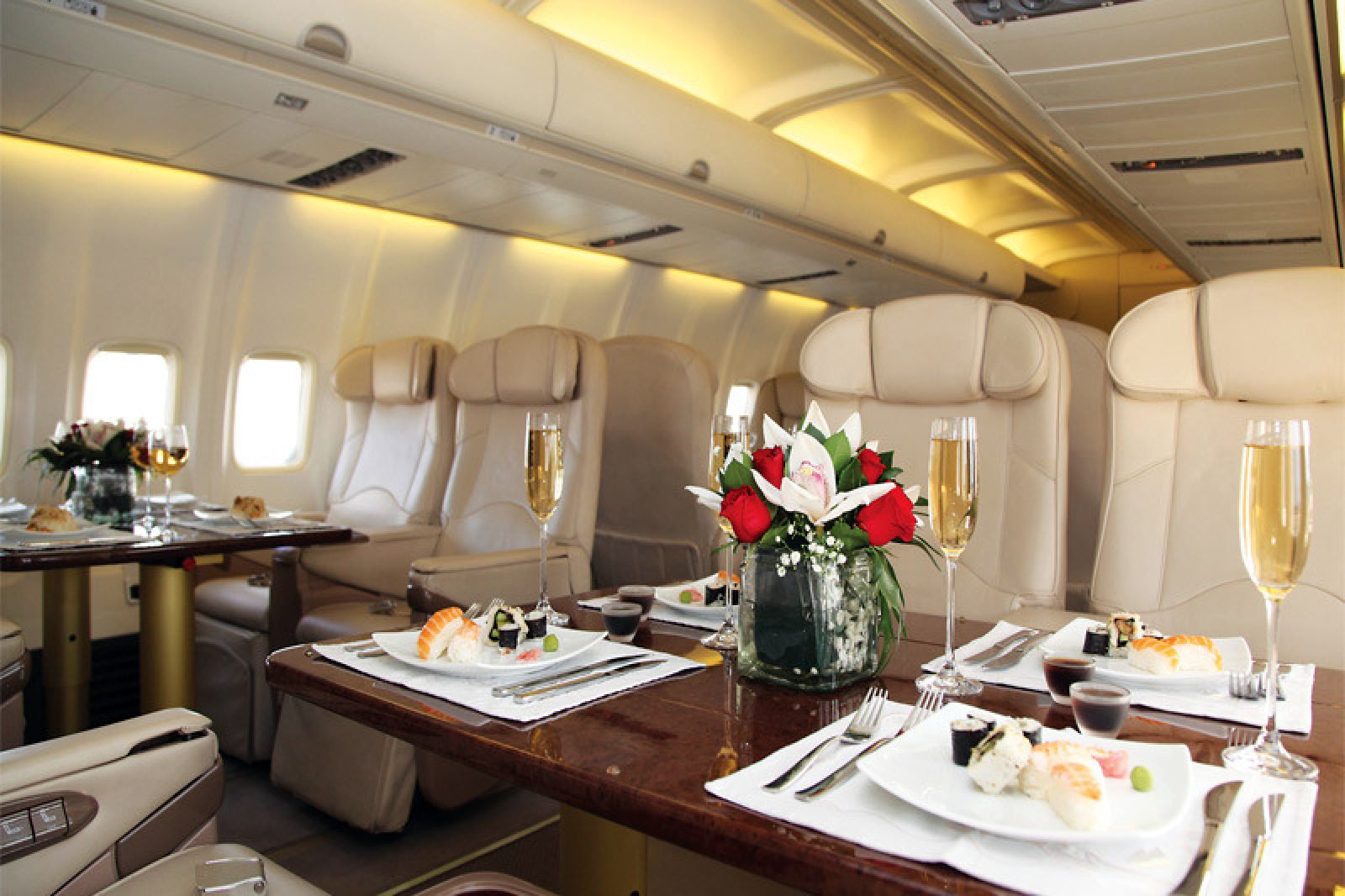 The biggest private jet you can hire? Inside a luxury VIP Boeing 757 ...