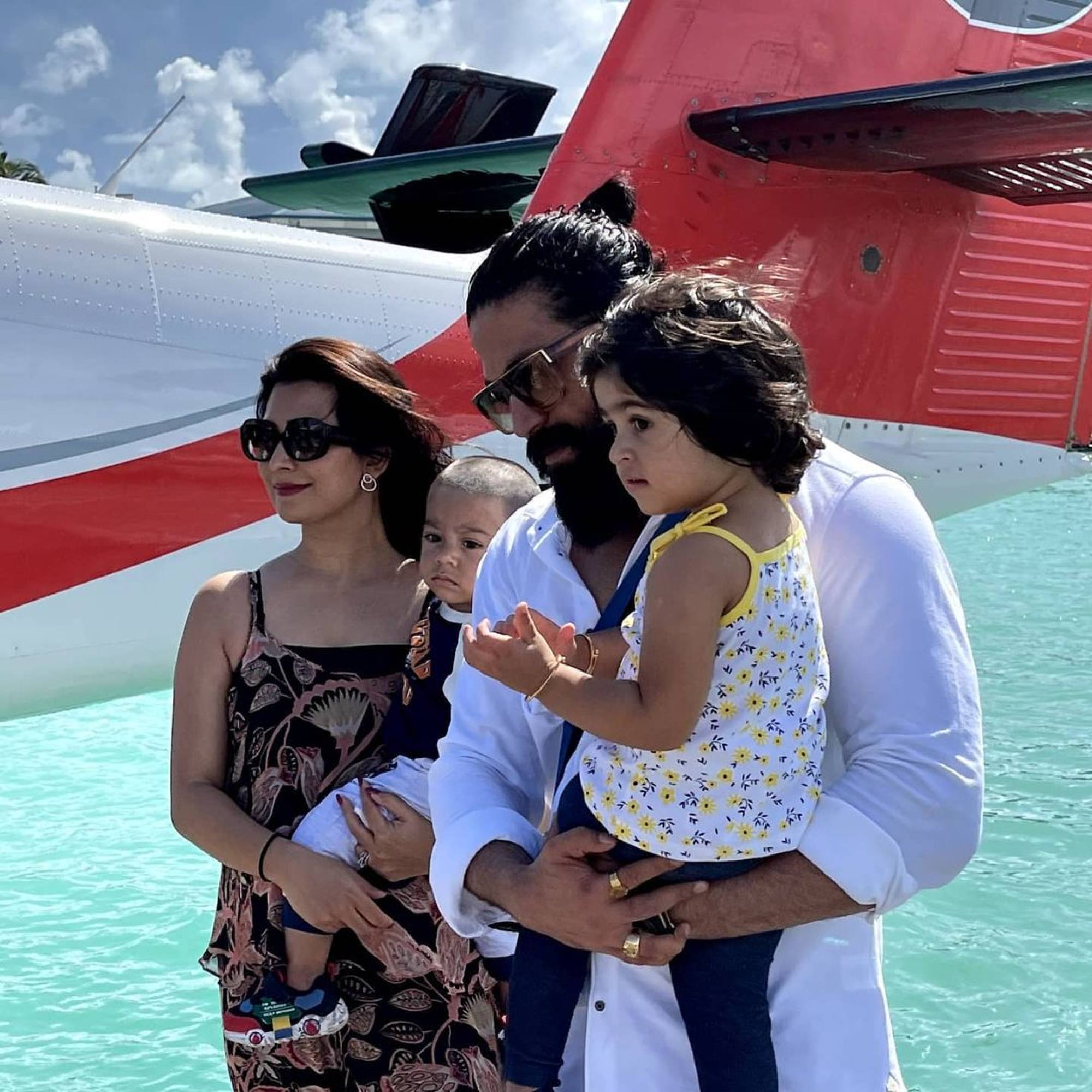 Yash and Radhika Pandit have two children together. Photo: @thenameisyash/Instagram