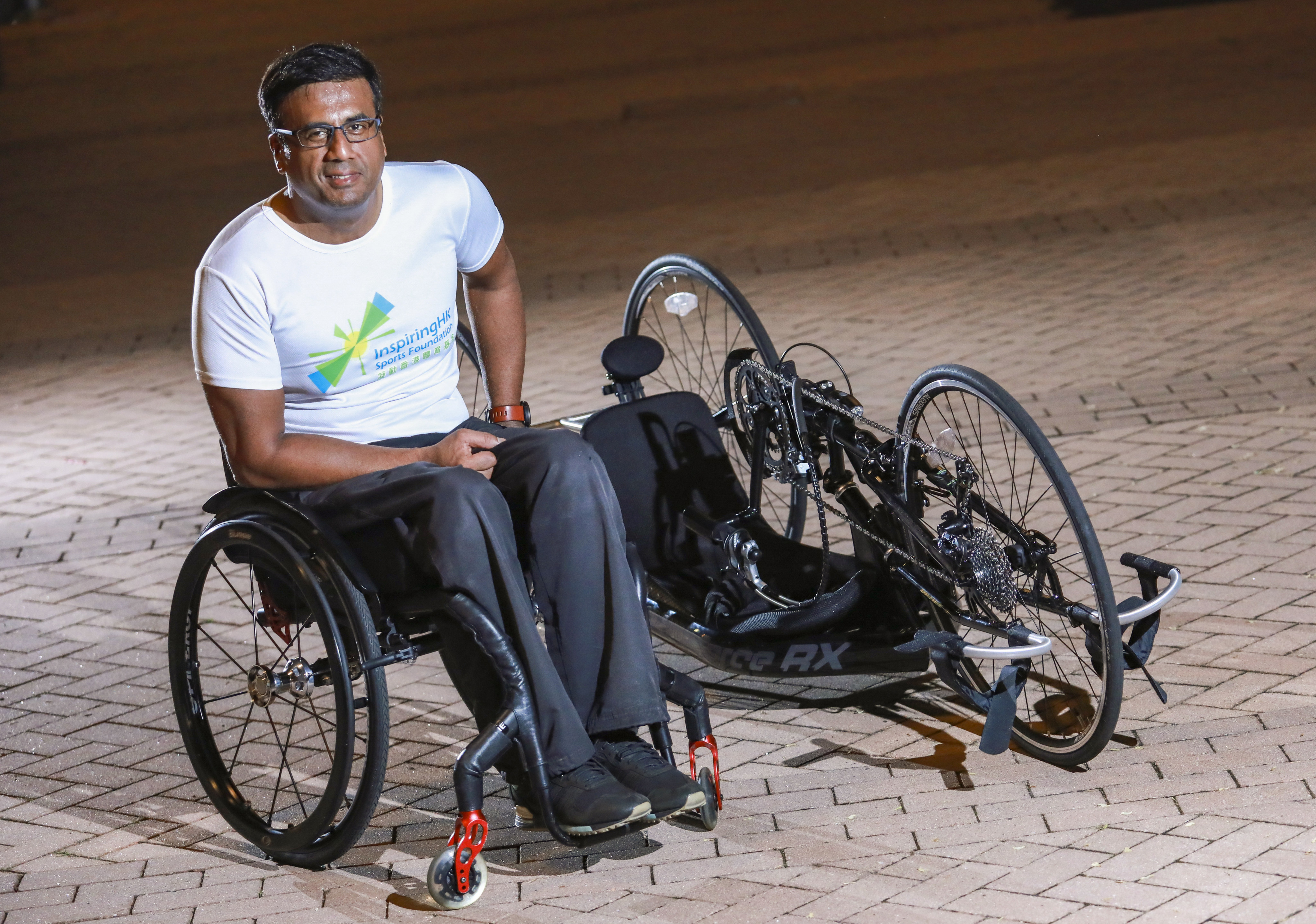 Ajmal Samuel, a para-athlete and disability rights activist, has been nominated for a Spirit of Hong Kong Award. Photo: May Tse