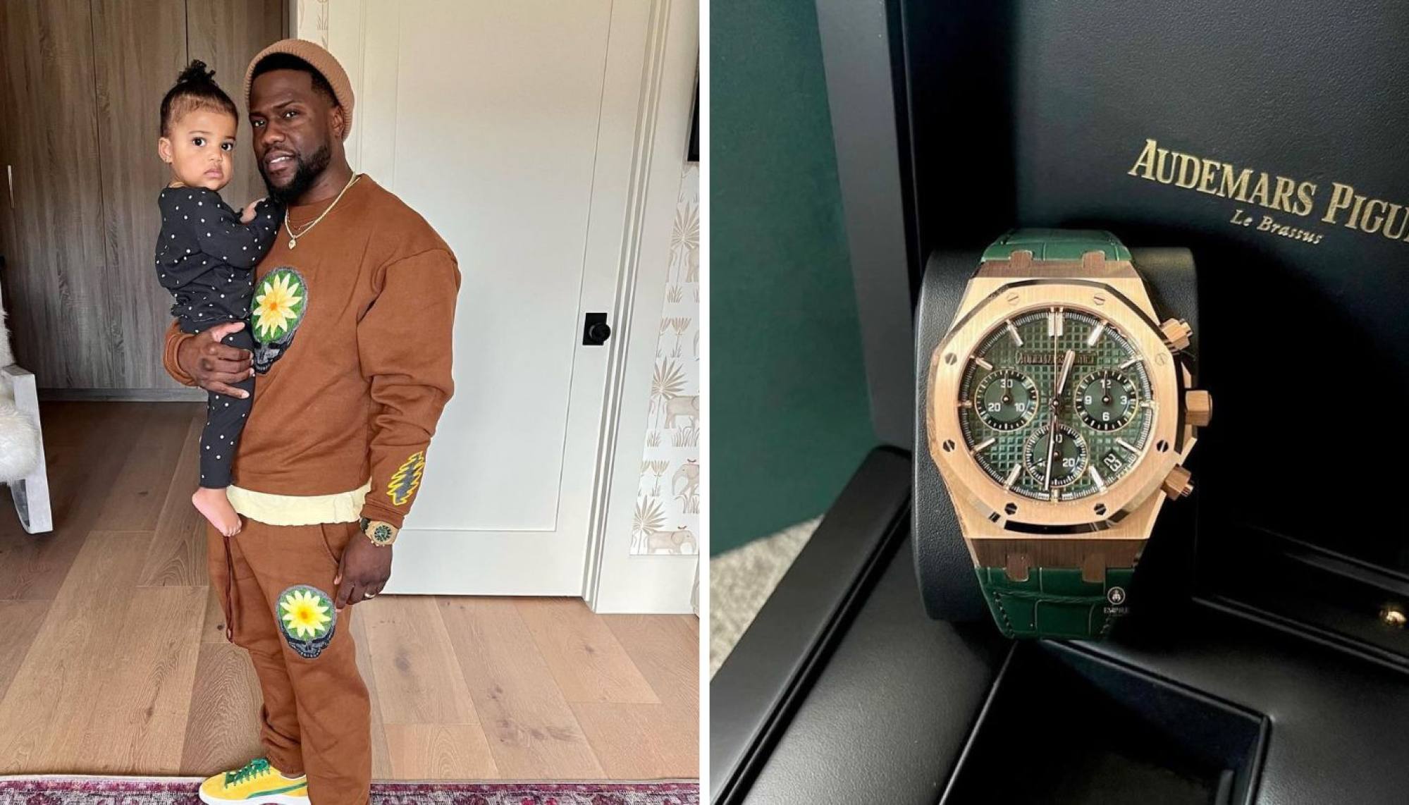 Kevin Hart Teases Unreleased Audemars Piguet Watch At Super Bowl