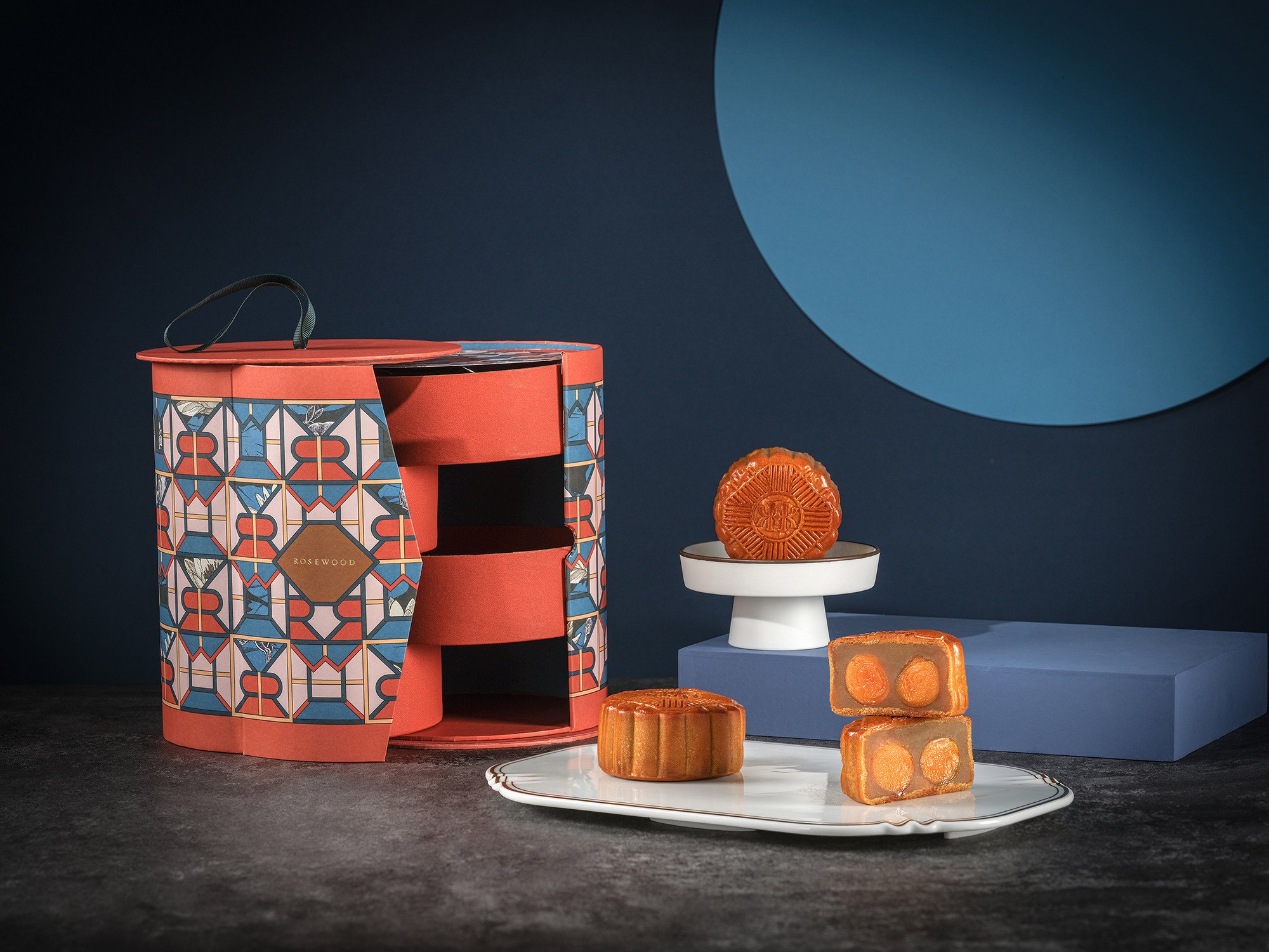 Packaging for mooncakes gets more elaborate each year, but it all ends up in the landfill. Photo: Rosewood Hotel