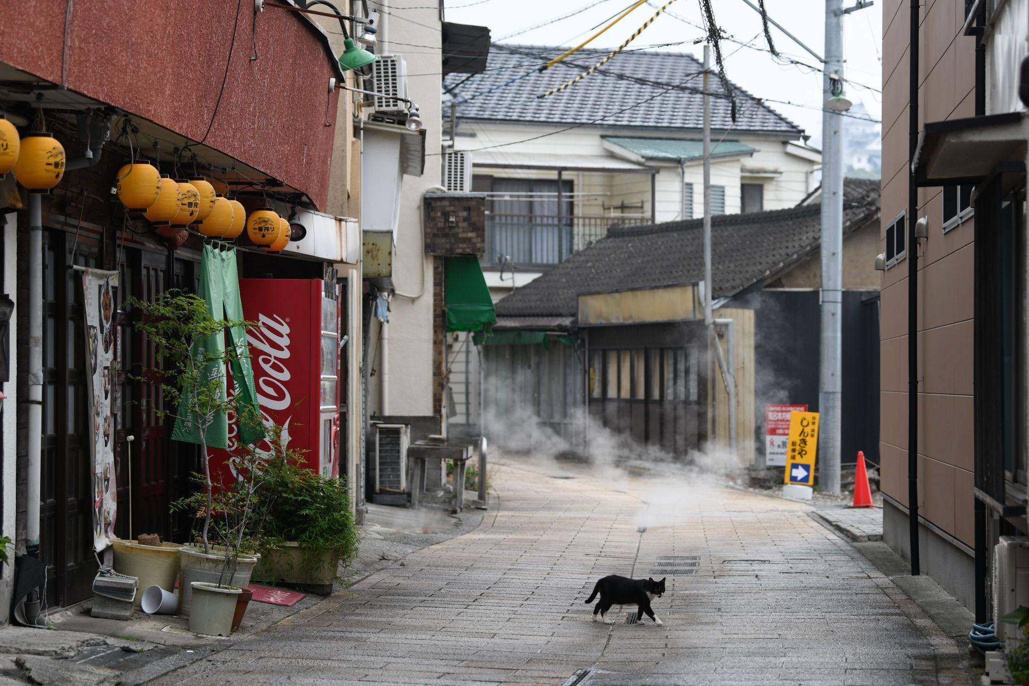 The Kannawa Onsen area in Beppu, Oita Prefecture. The tourism industry has been calling for restrictions to be eased to allow more foreign travellers to come to Japan. Photo: Bloomberg
