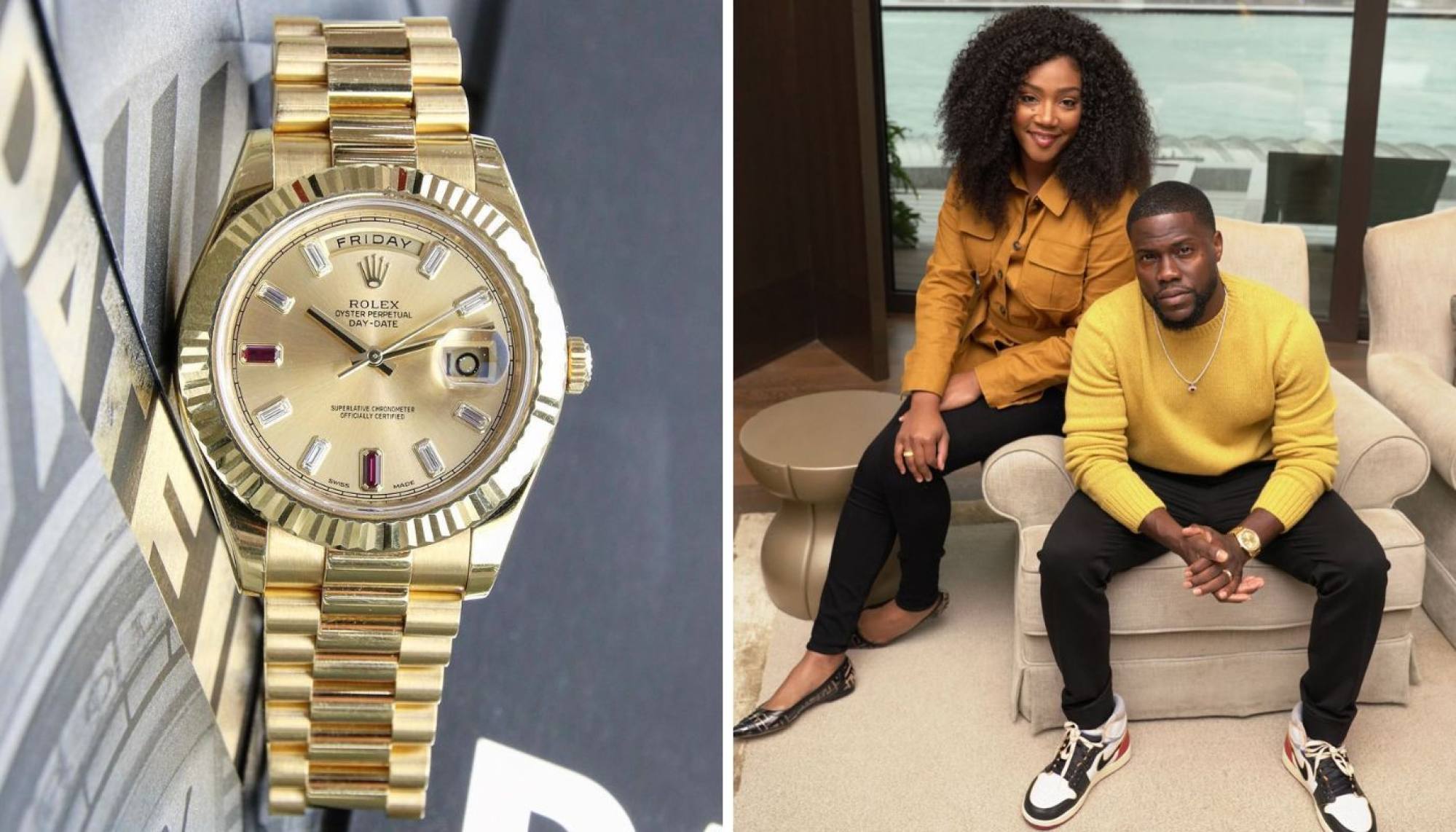 Inside Kevin Hart s blinging luxury watch collection from a Rolex