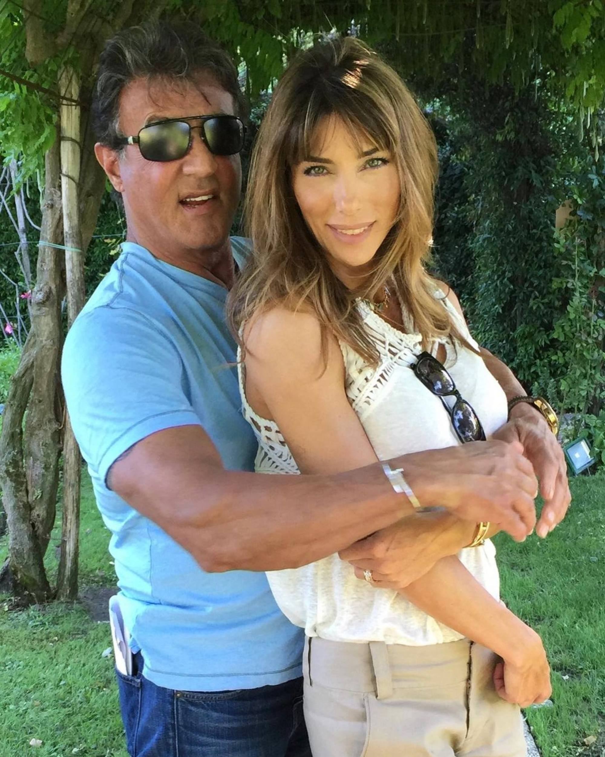 Sylvester Stallone, Jennifer Flavin, Sistine Rose and Scarlet Rose  Sylvester Stalone spends time with his wife and their two daughters in  Paris Featuring: Sylvester Stallone,Jennifer Flavin,Sistine Rose and Scarlet  Rose Where: Paris