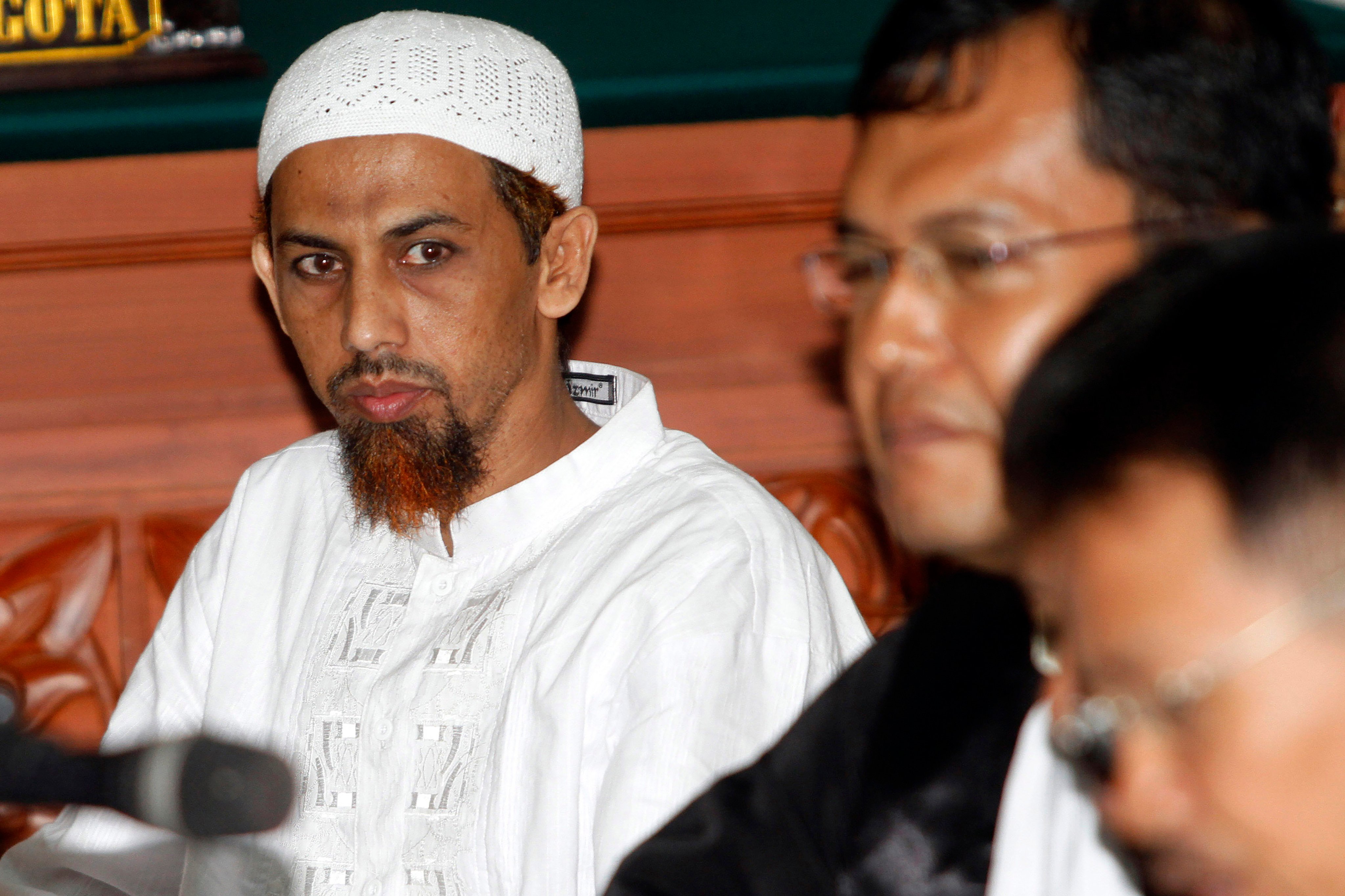 Umar Patek, an Indonesian militant convicted in 2012 for the 2002 Bali terrorist attacks, in court during his trial. He could soon be released from prison. File photo: AP