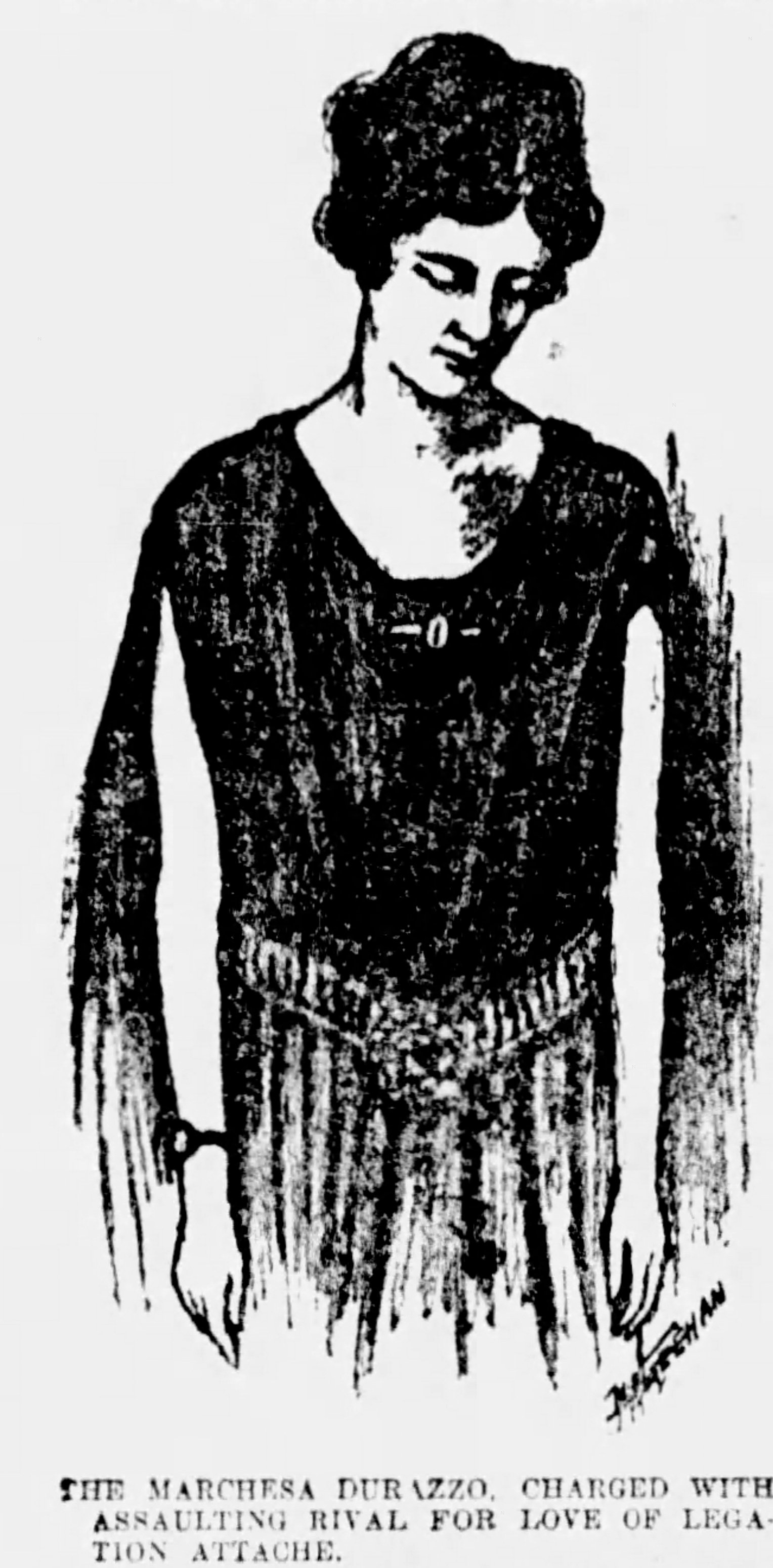 The Marchesa Durazzo pictured in The Kansas City Star on November 30, 1923.