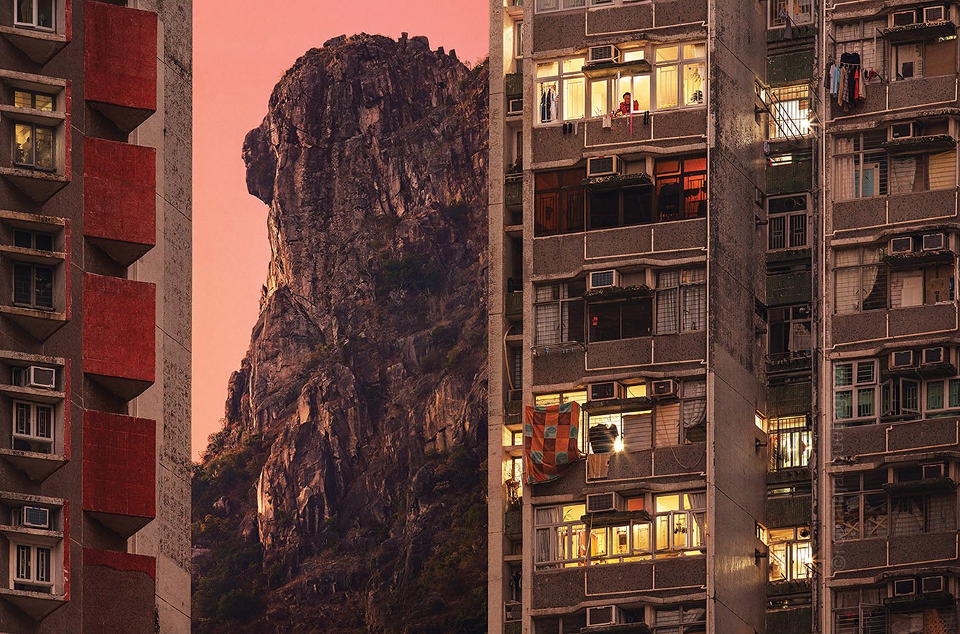One of the images from ‘Thirty-six Views of Lion Rock’, an exhibition by Hong Kong-based French photographer Romain Jacquet-Lagrèze showing the peak in Kowloon as a backdrop to Hong Kong life. Photo: Romain Jacquet-Lagrèze/Blue Lotus Gallery