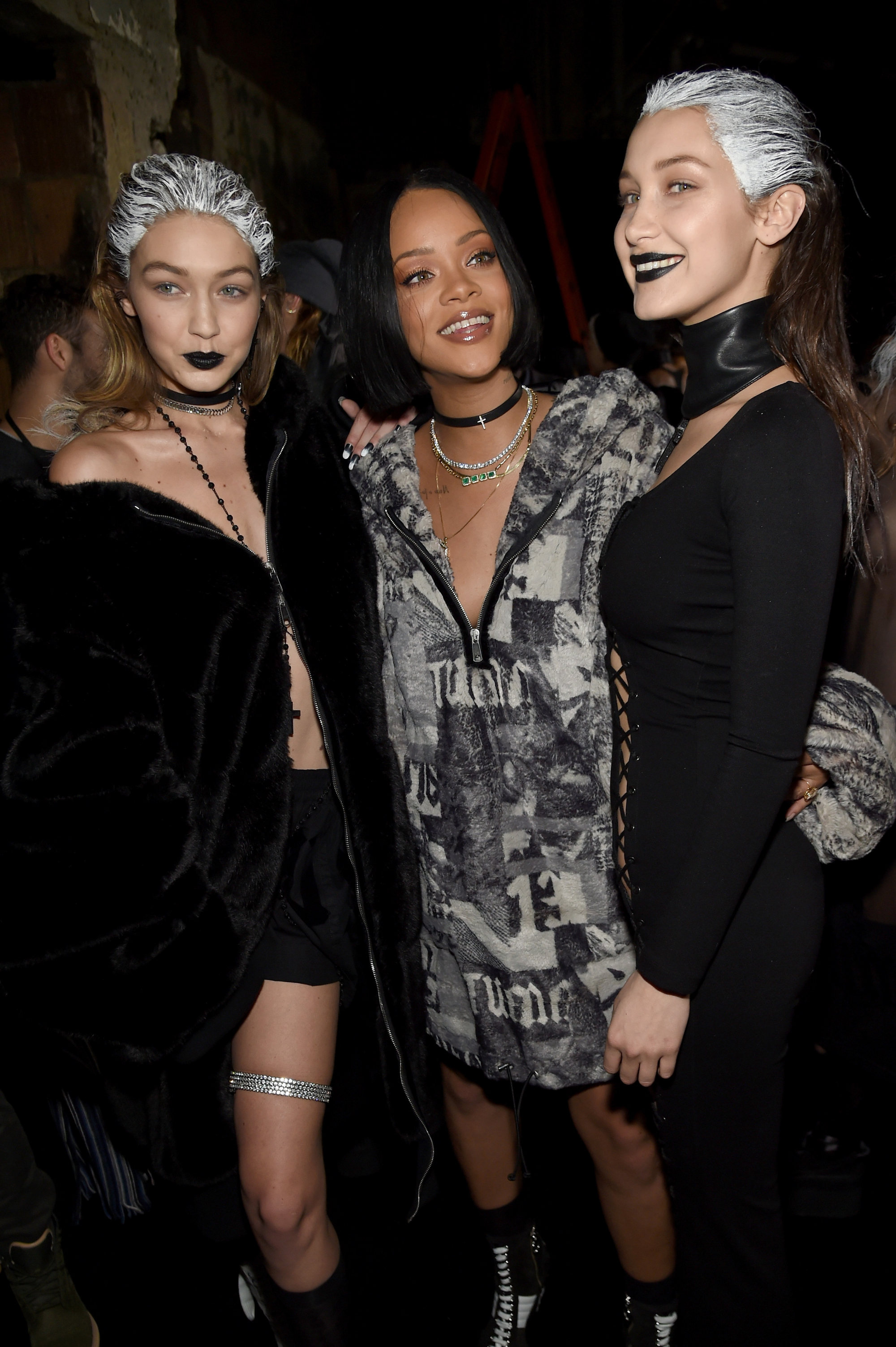 Gigi and Bella Hadid's 10 best matching fashion looks: the supermodel  sisters stunned in Versace dresses, gothic Fenty X Puma by Rihanna looks  and Victoria's Secret lingerie …
