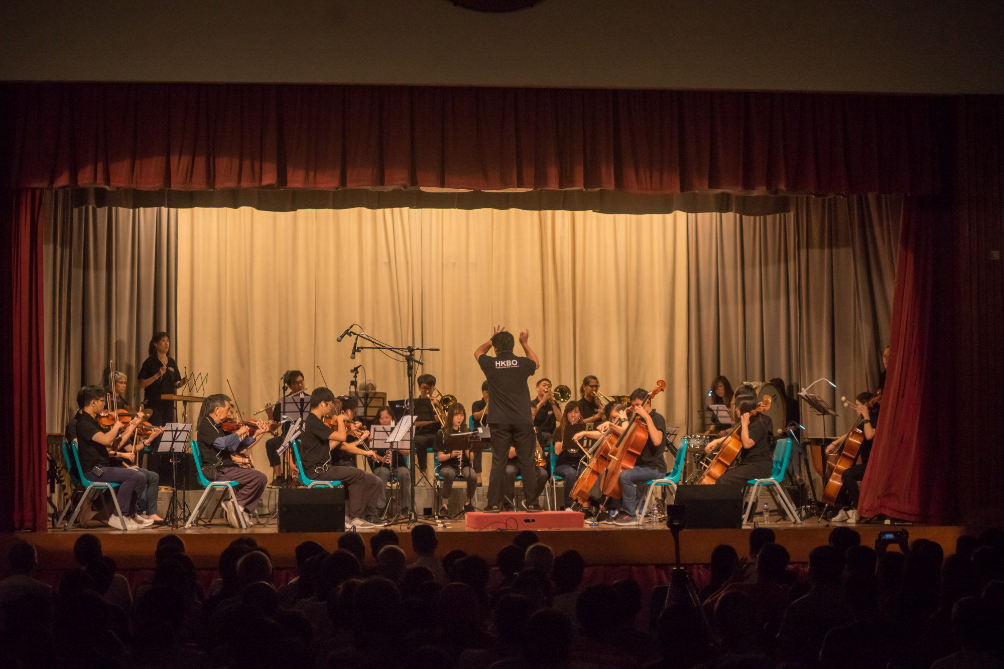HKBO held its first and only concert at the Chinese YMCA College in 2019. Photo: Hong Kong Blind Orchestra