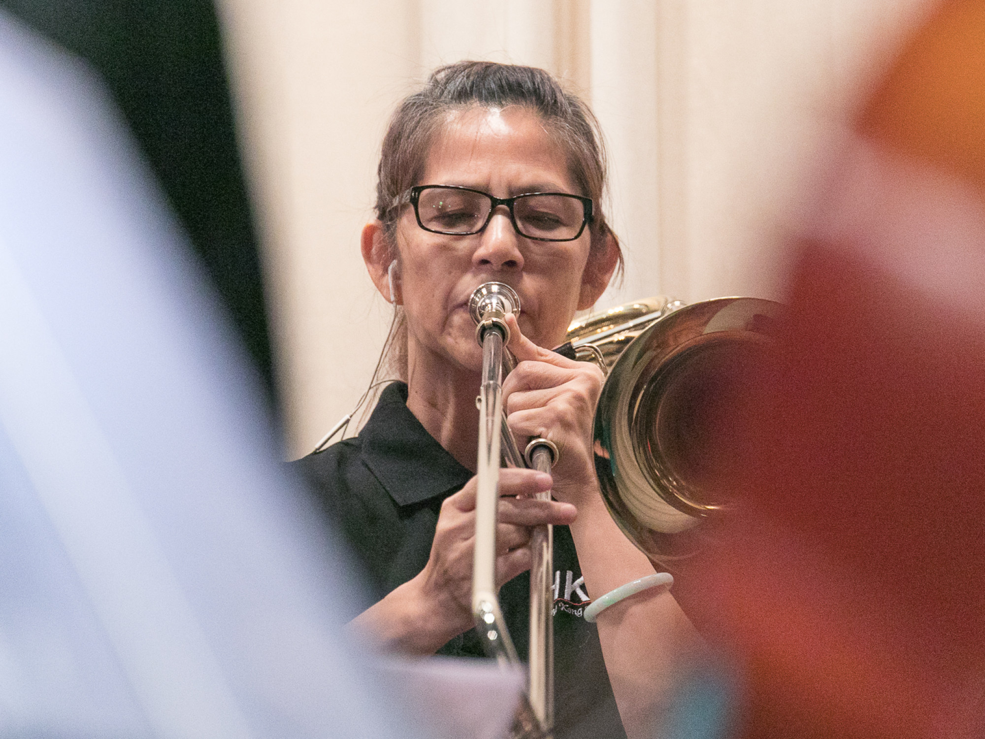 The HKBO has trained more than 80 visually impaired musicians. Photo: Hong Kong Blind Orchestra