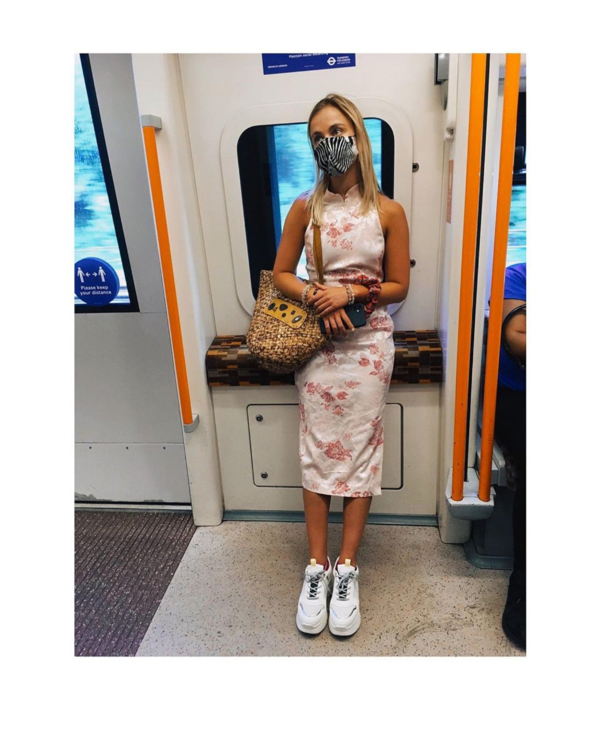 Lady Amelia lives in Notting Hill and is no stranger to using the tube to get around London. Photo: @amelwindsor/Instagram