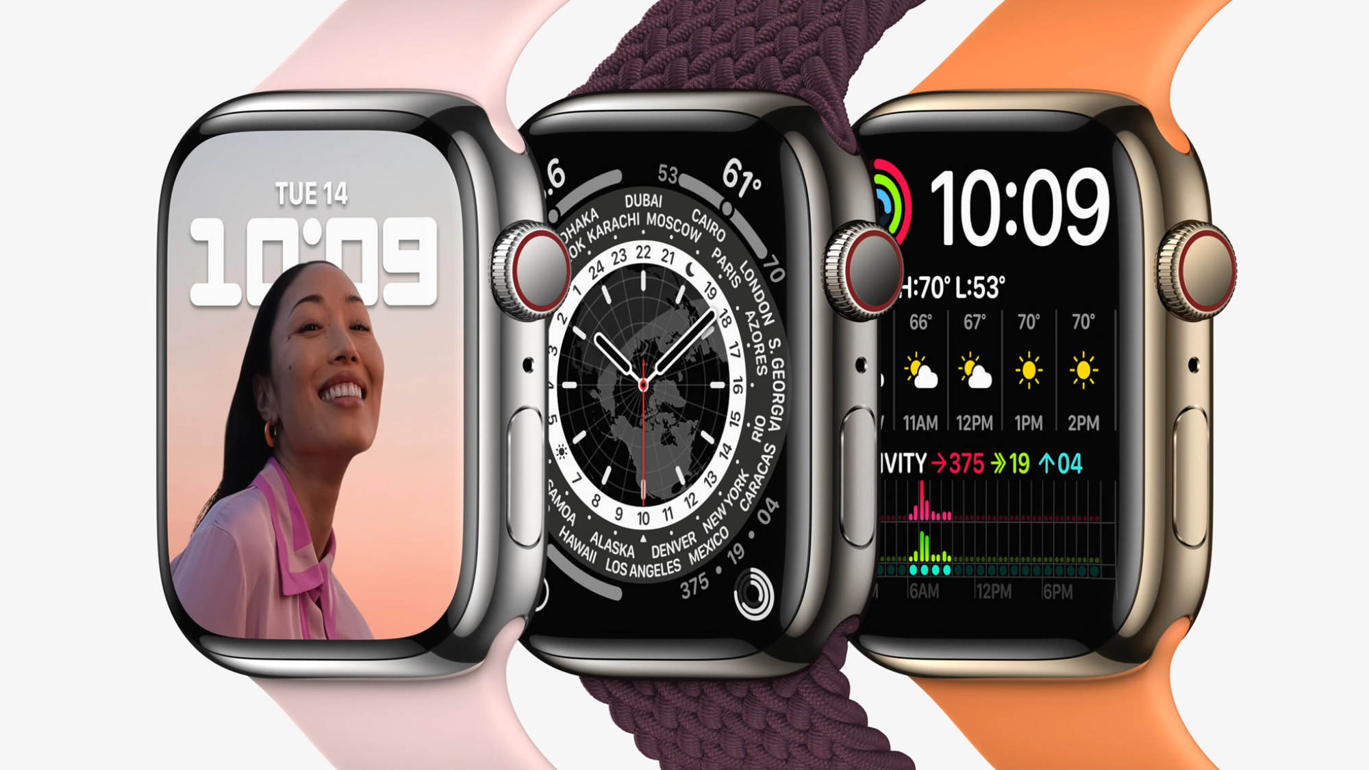 Apple Watch’s Series 7 isn’t too different from its predecessor Series 6. Photo: Handout