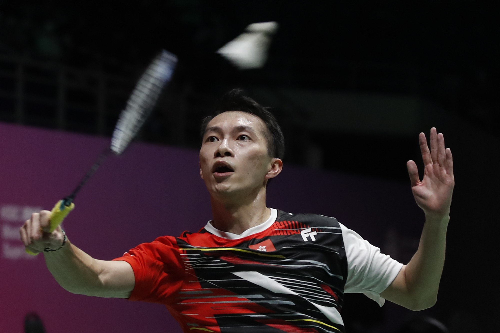 Angus Ng at the 2022 Malaysia Masters. Photo: EPA-EFE
