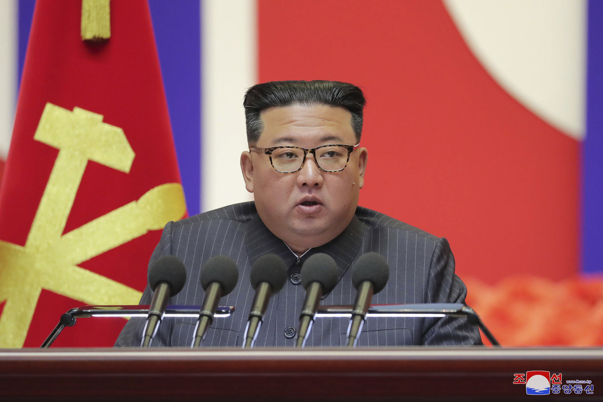 North Korean leader Kim Jong-un. File photo: KCNA/Korea News Service via AP
