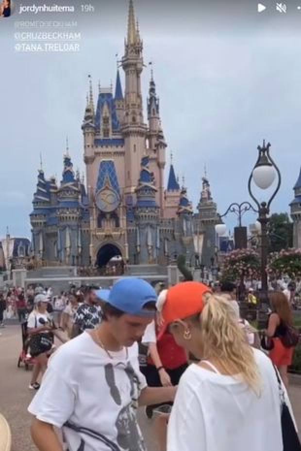 Jordyn Huitema and Romeo Beckham went to Florida’s Disney World together. Photo: @jordynhuitema/Instagram