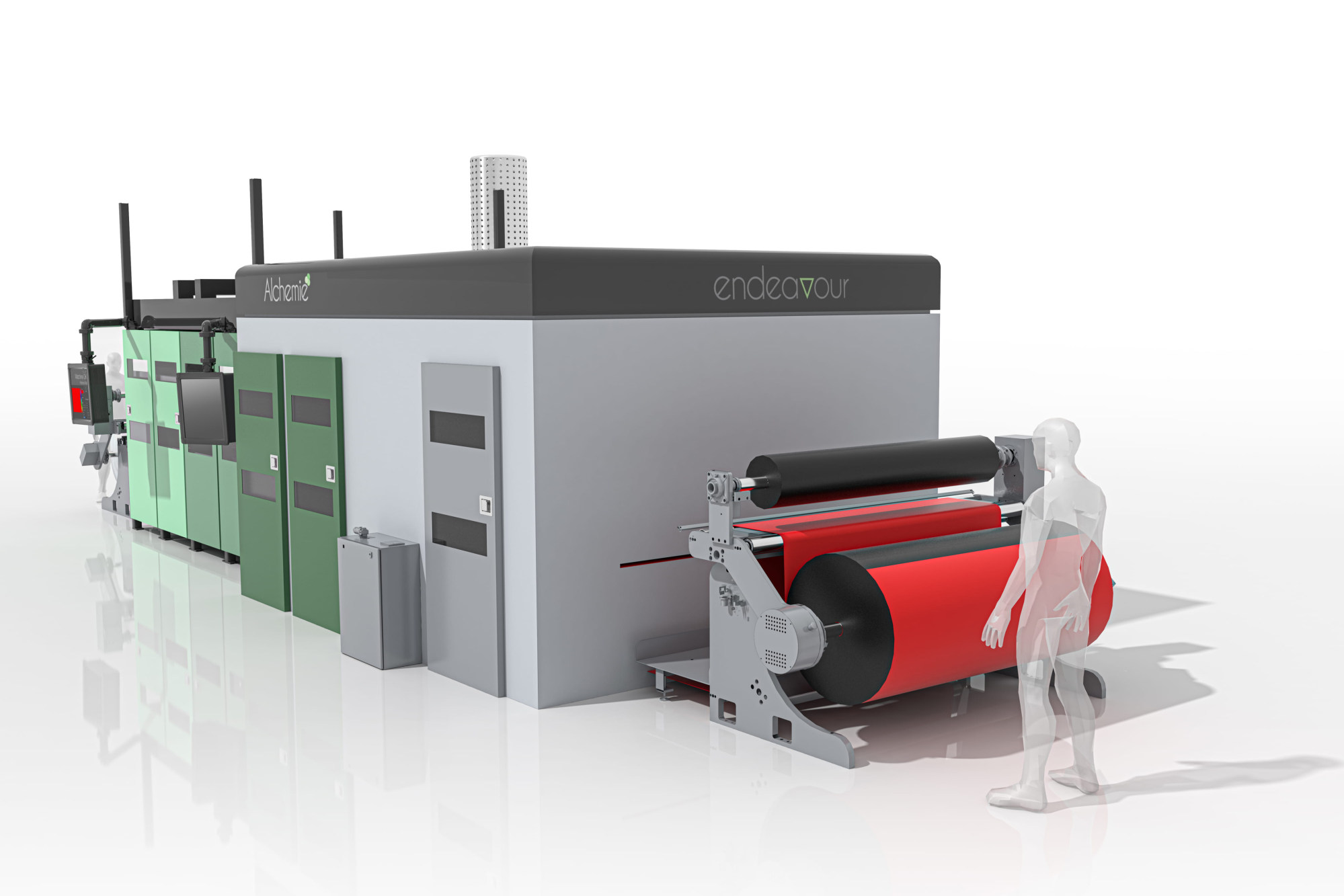 Alchemie’s waterless smart dyeing machine. Photo: Handout