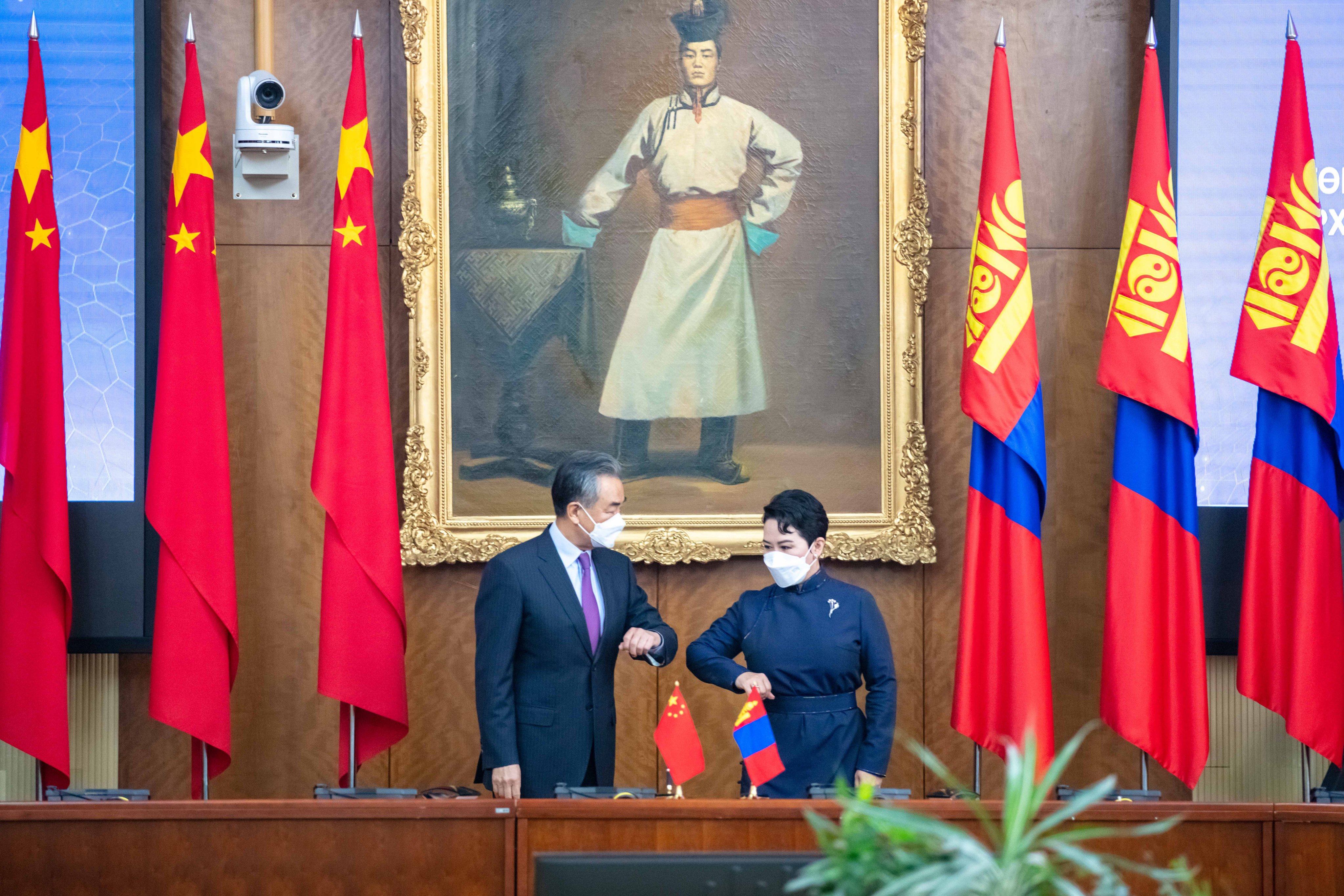 Mongolia and China signed a series of “cooperation documents’’ earlier this month. Photo: EPA-EFE